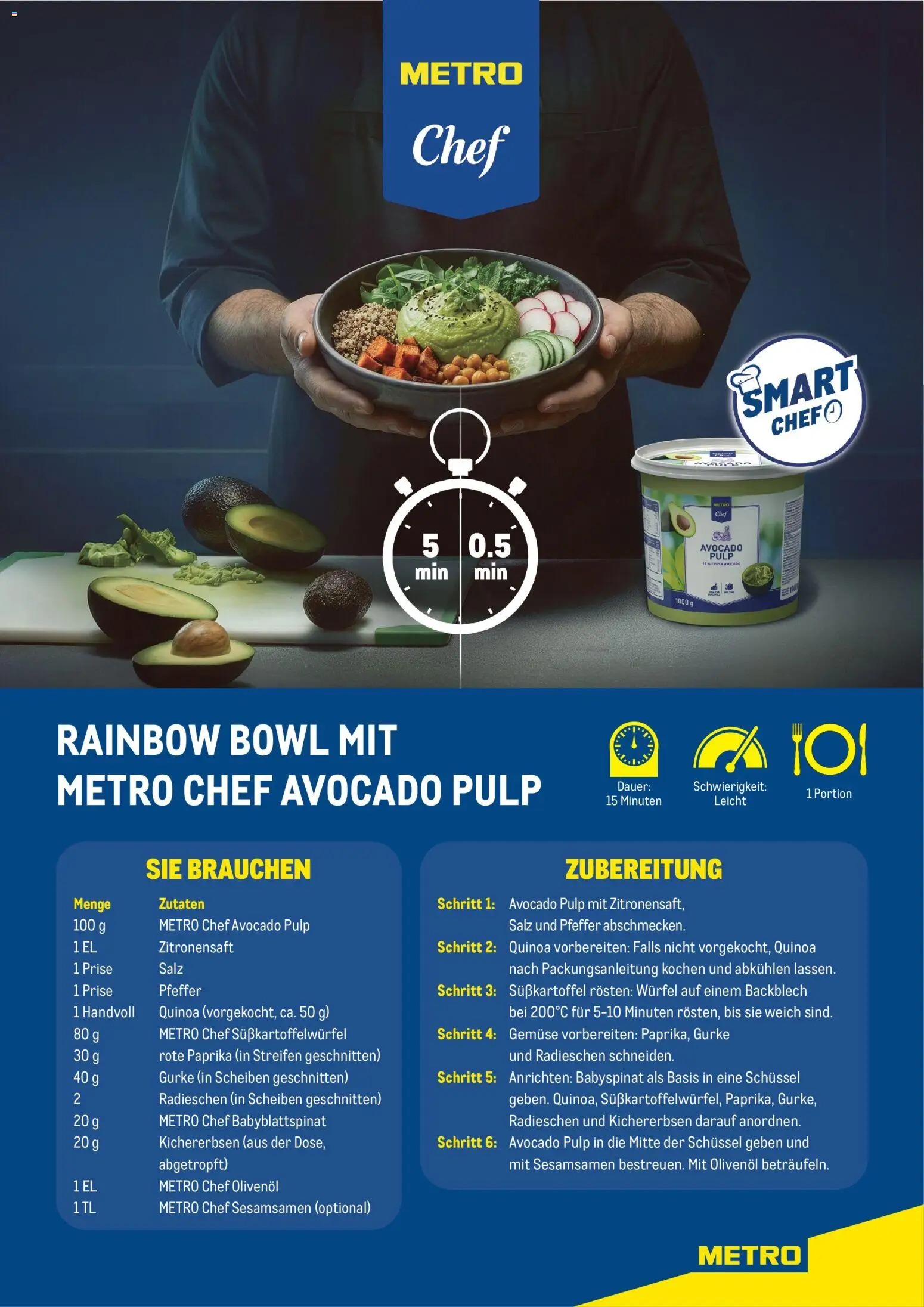 Metro angebote Avocado Pulp gültig ab 10.06.2026 | Seite: 1 | Produkte: Avocado, Gemüse, Salz, Pfeffer