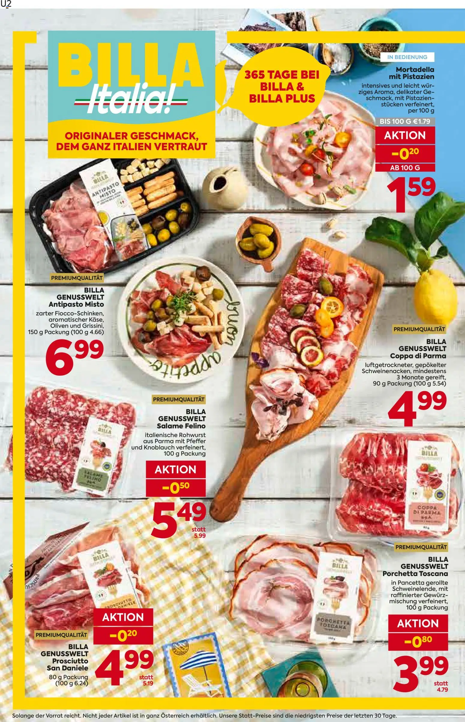 Billa AT akciós ujság - amely érvényes a következő dátumtól: 07.05.2026 | Oldal: 3 | Termékek: Mortadella