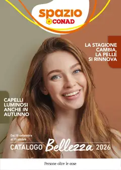 Anteprima del volantino Spazio Conad volantino Bellezza valido a partire dal 18/09/2026