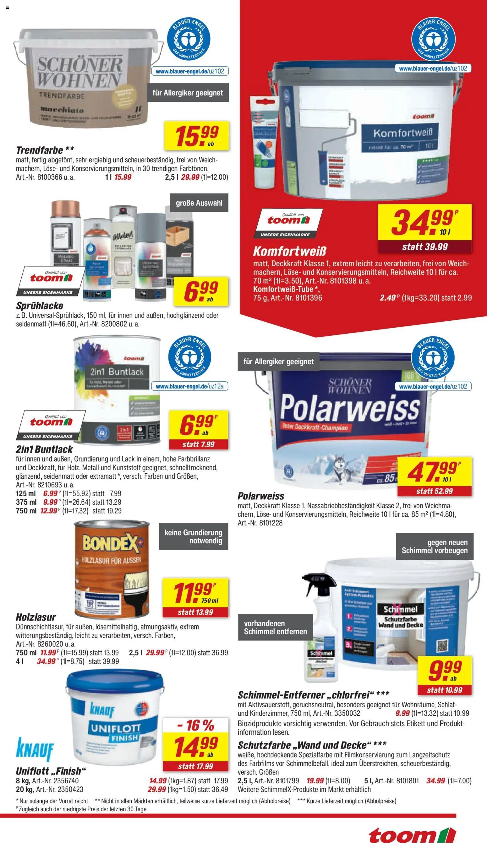 Toom Baumarkt Prospekt – gültig ab 11.07.2026 | Seite: 13 | Produkte: Decke, Finish