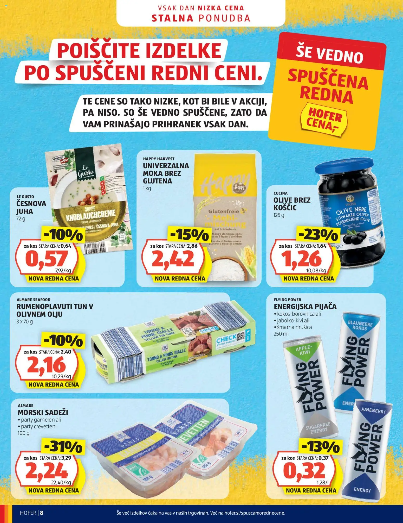 Hofer SI katalog | vrijedi od 15.07.2026 | Stranica: 8 | Proizvodi: Juha, Tuna, Kokos
