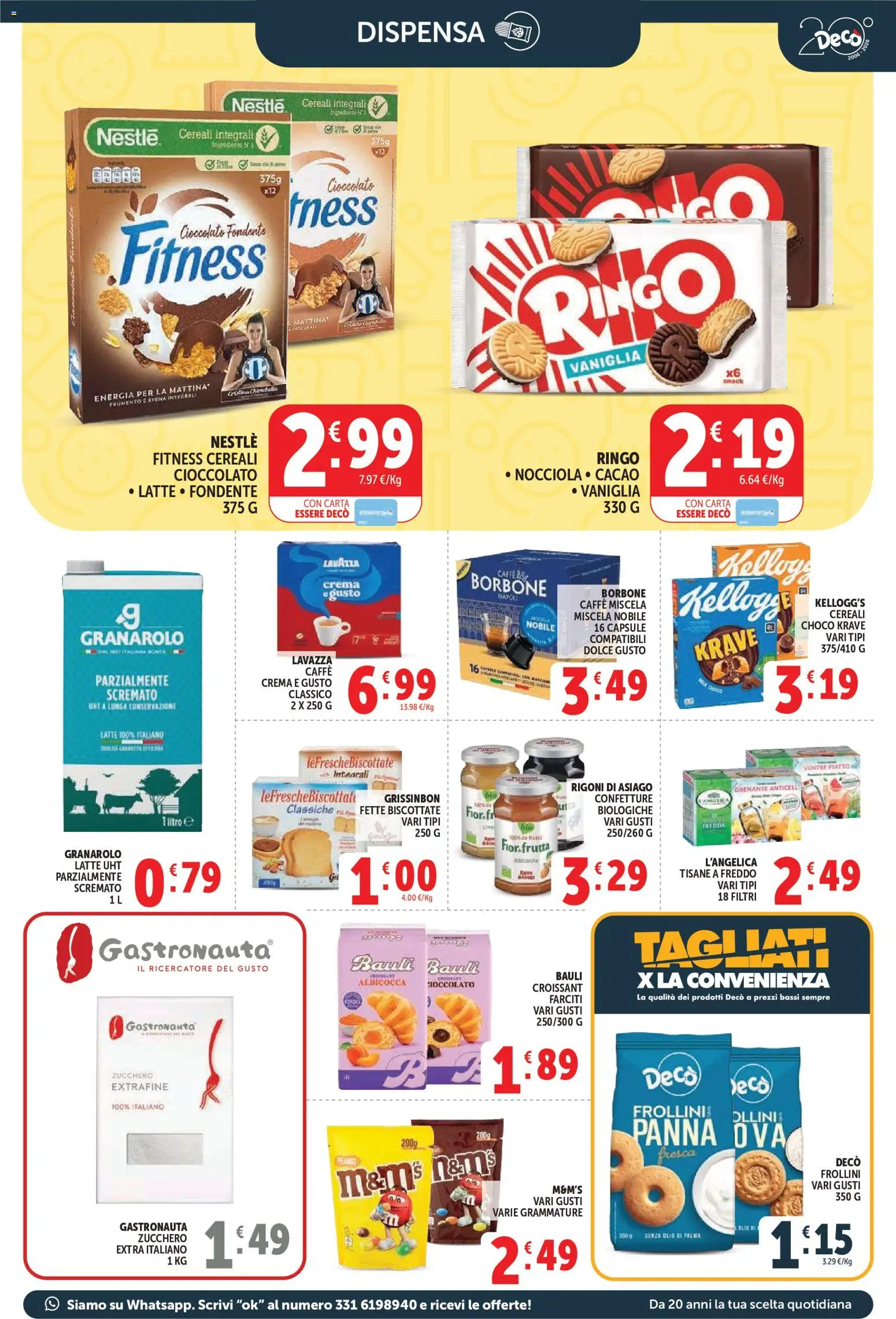 Volantino Decò del 08.06.2026 | Pagina: 7 | Prodotti: Frutta, Olio, Piatto, Fette biscottate