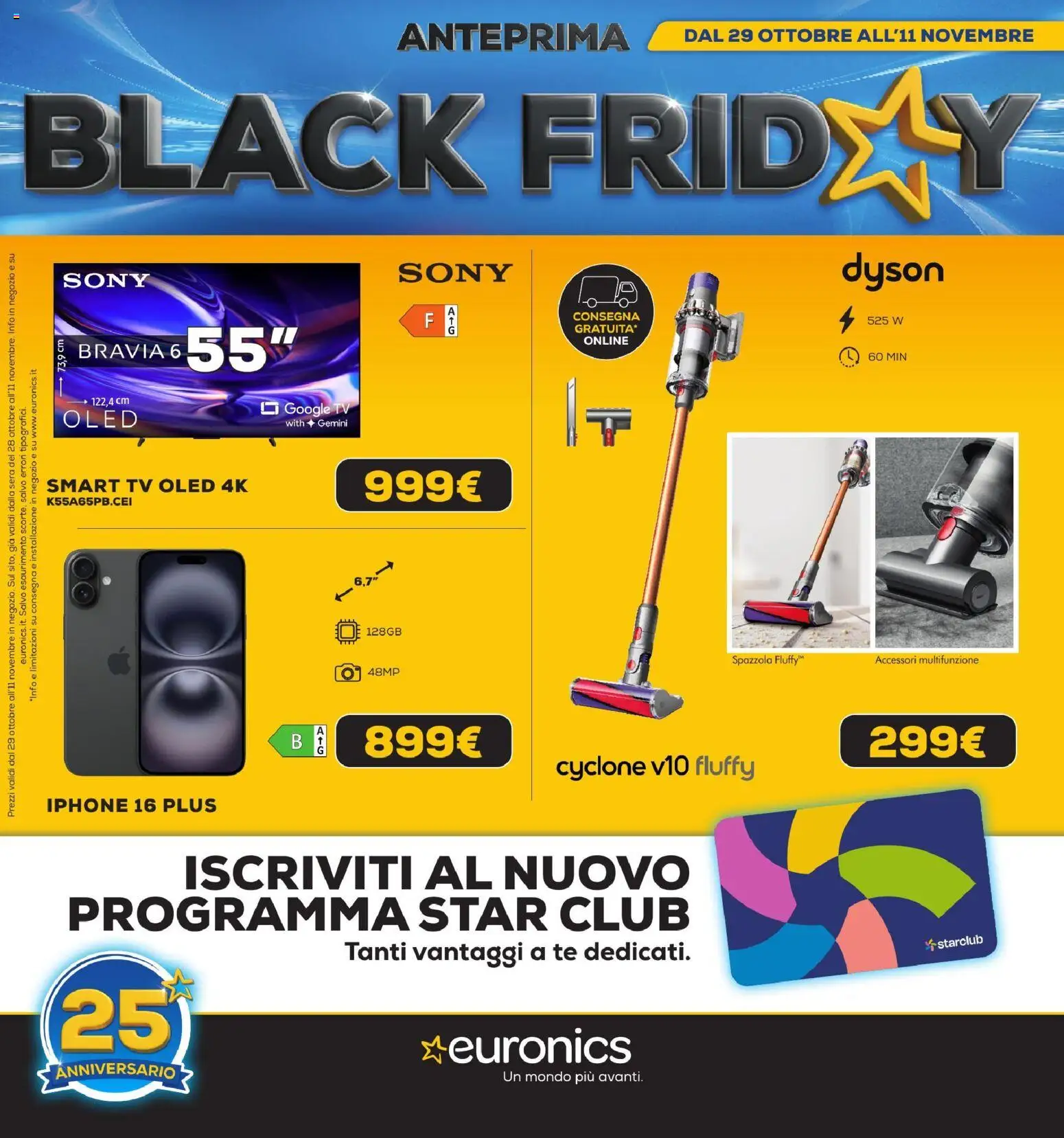 Volantino Euronics del 29/10/2026 | Pagina: 1