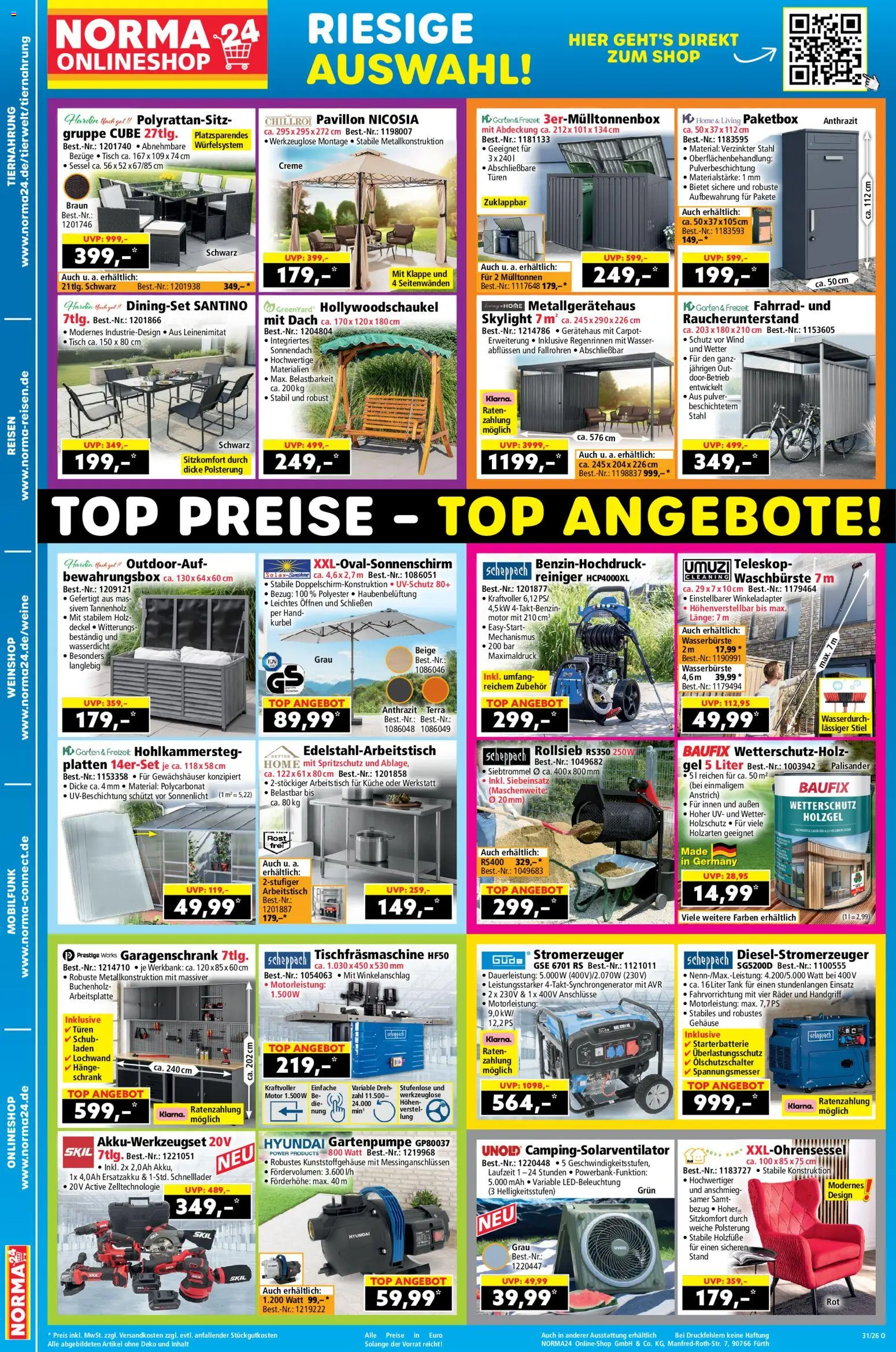 Norma Onlineshop – gültig ab 27.07.2026 | Seite: 2 | Produkte: Tisch, Arbeitstisch, Küche, Creme