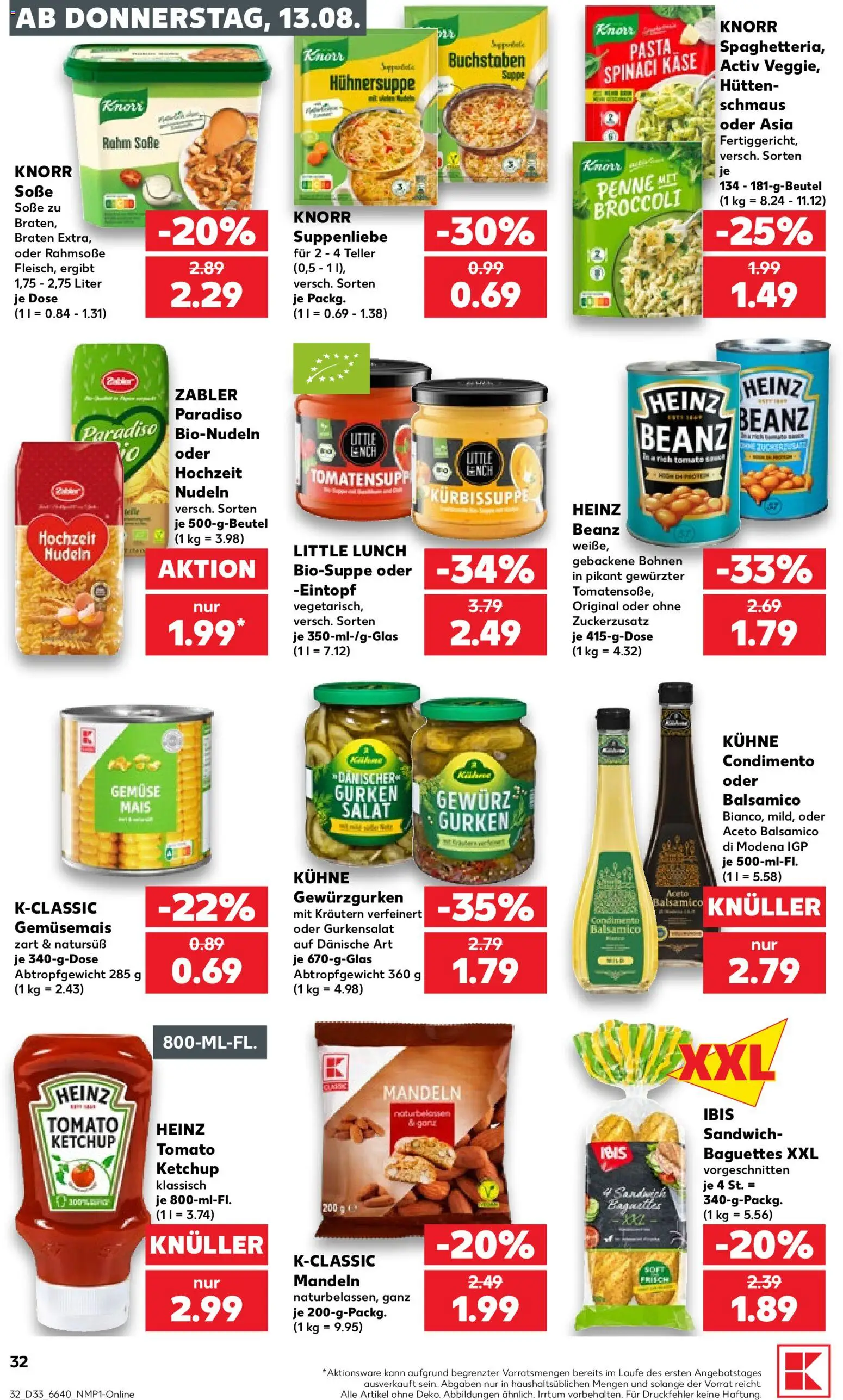 Kaufland Prospekt – gültig ab 13.08.2026 | Seite: 32