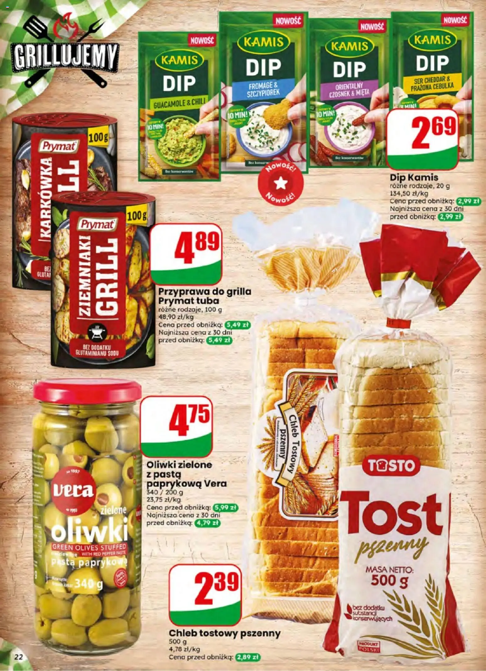 Dino gazetka od 01.07.2026 | Strona: 22 | Produkty: Chleb tostowy, Ser, Cheddar, Ser cheddar