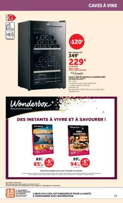 Super U - Prévisualisation de Super U Hyper U Foire aux vins valide à partir de 22/09/2026 | Page: 53 | Produits: Cave à vin, Champagne, Éclairage, Vin