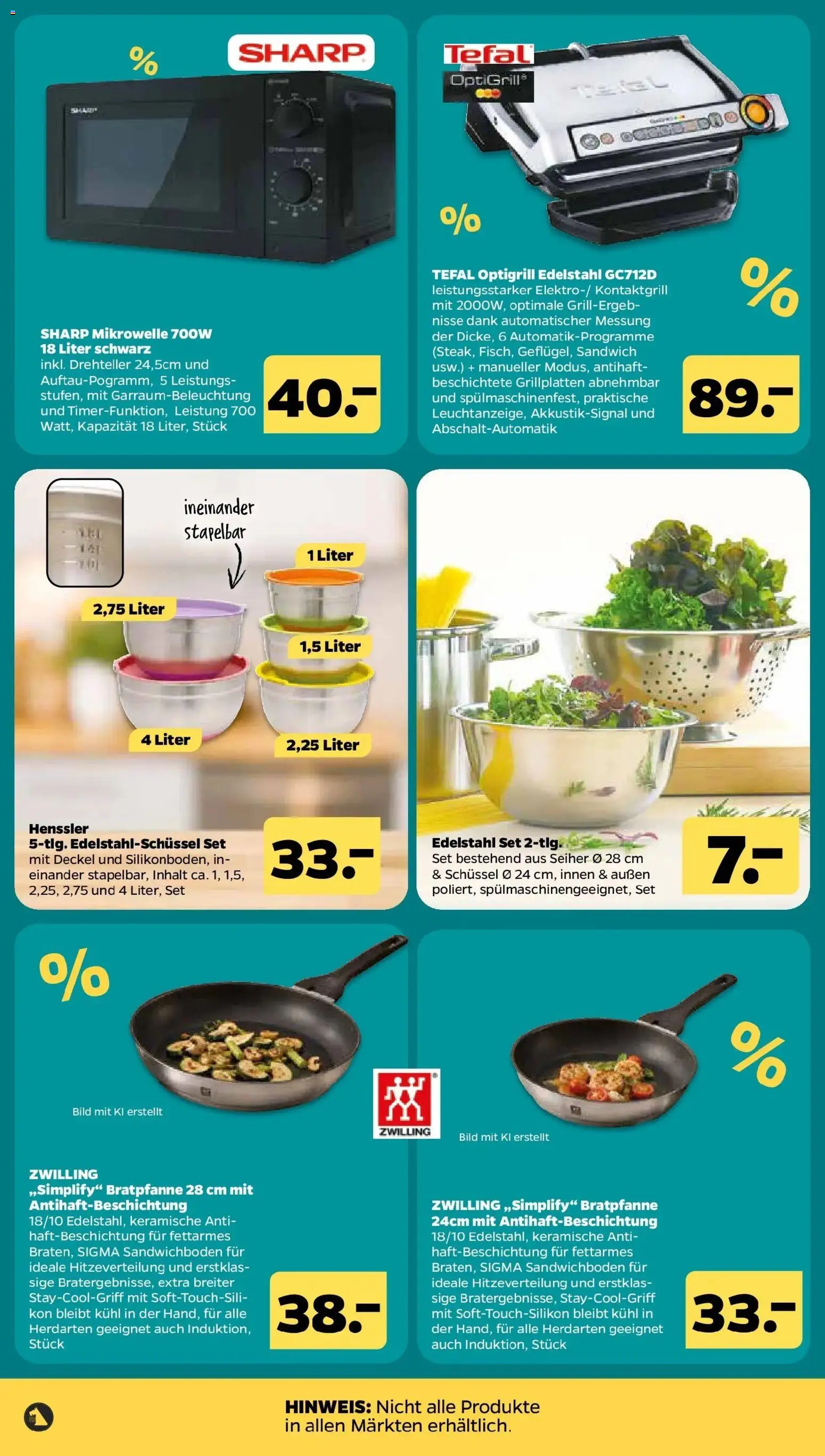 Netto Aktueller Prospekt ab 19.10.2026 → Angebote nächste Woche | Seite: 34 | Produkte: Mikrowelle