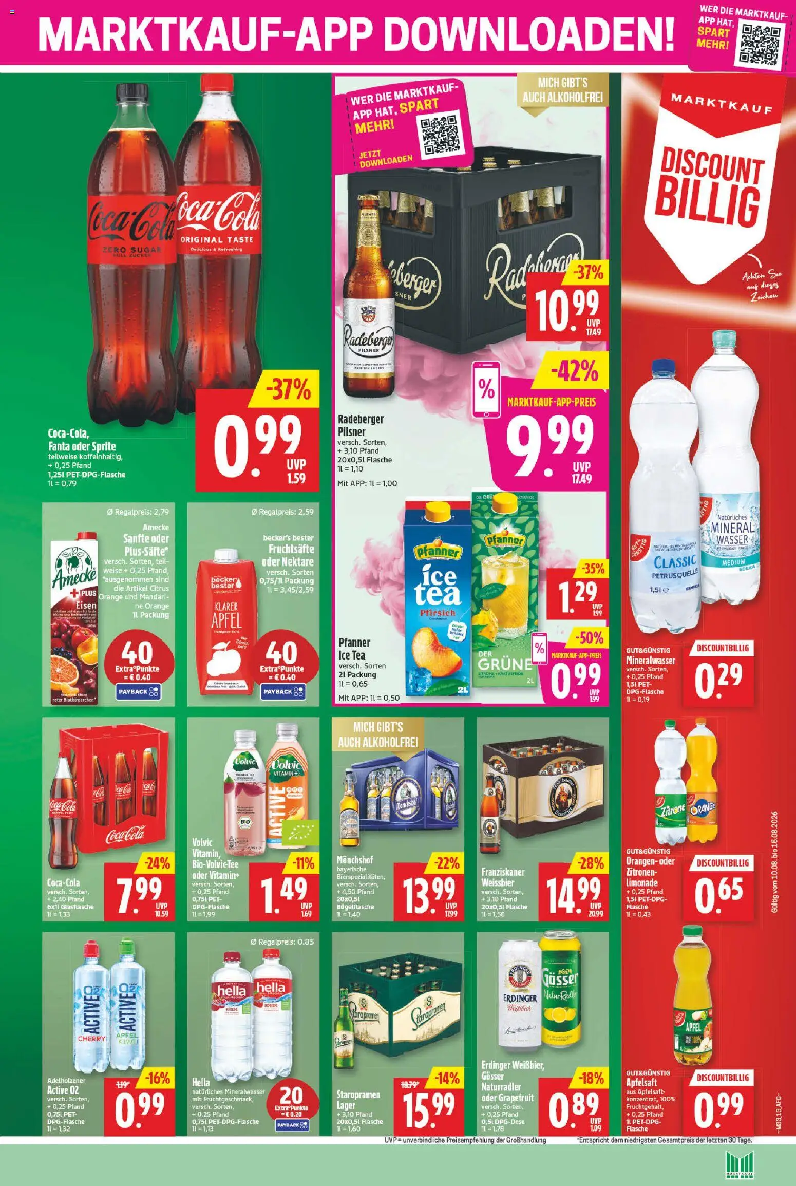 Marktkauf Prospekt – gültig ab 10.08.2026 | Seite: 13 | Produkte: Limonade, Grapefruit, Hella, Zitrone