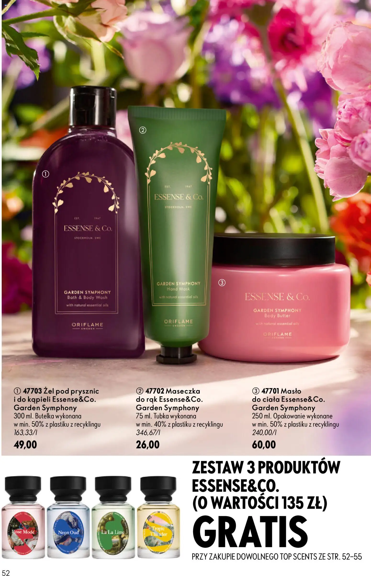 Oriflame Katalog 12 2026 od 19.08.2026 | Strona: 50 | Produkty: Prysznic, Masło, Body, Żel pod prysznic