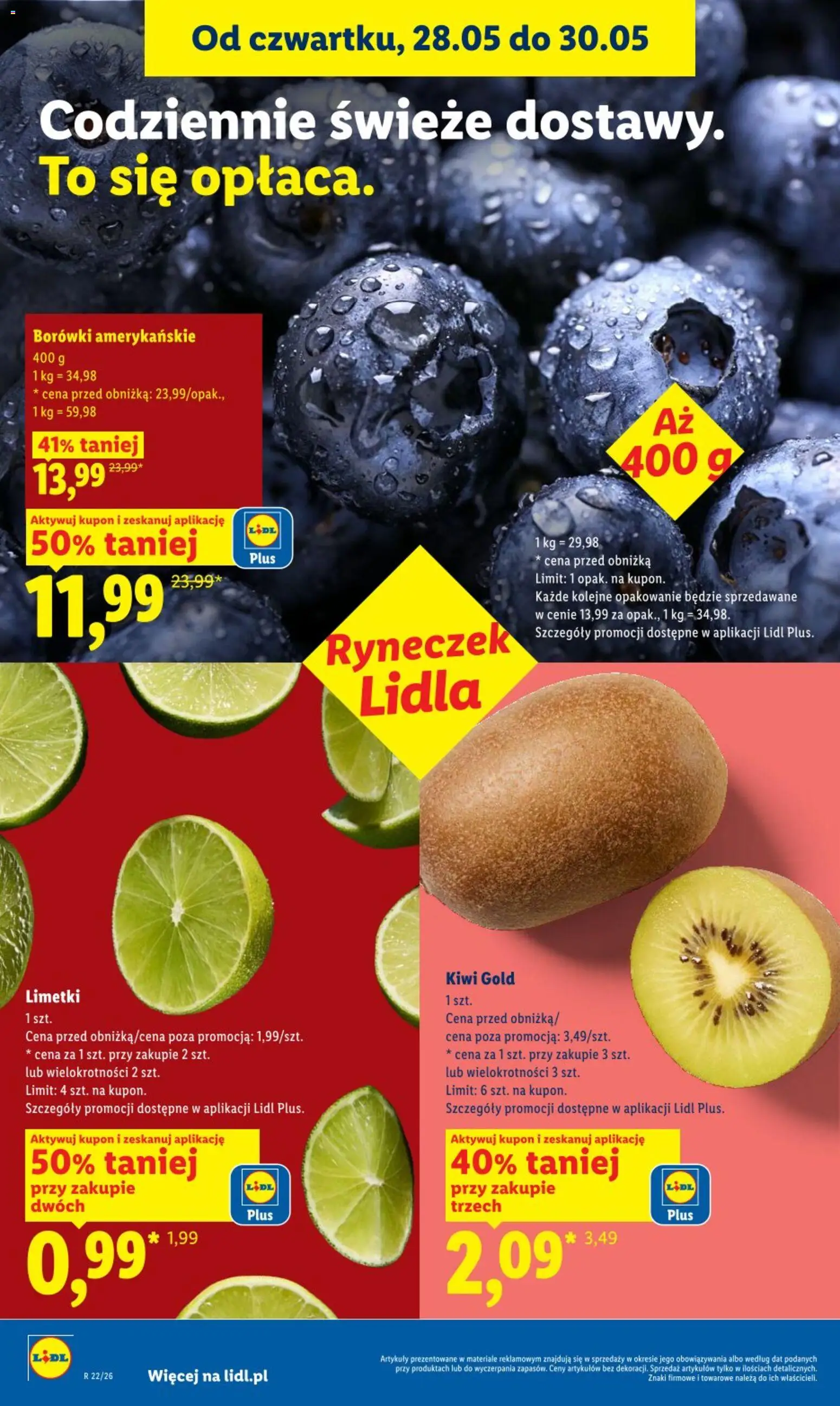 Lidl gazetka od 28.05.2026 | Strona: 38 | Produkty: Kiwi