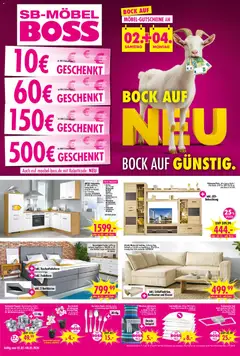 SB Möbel Boss Prospekt 	 ab 02.05.2026 gültig