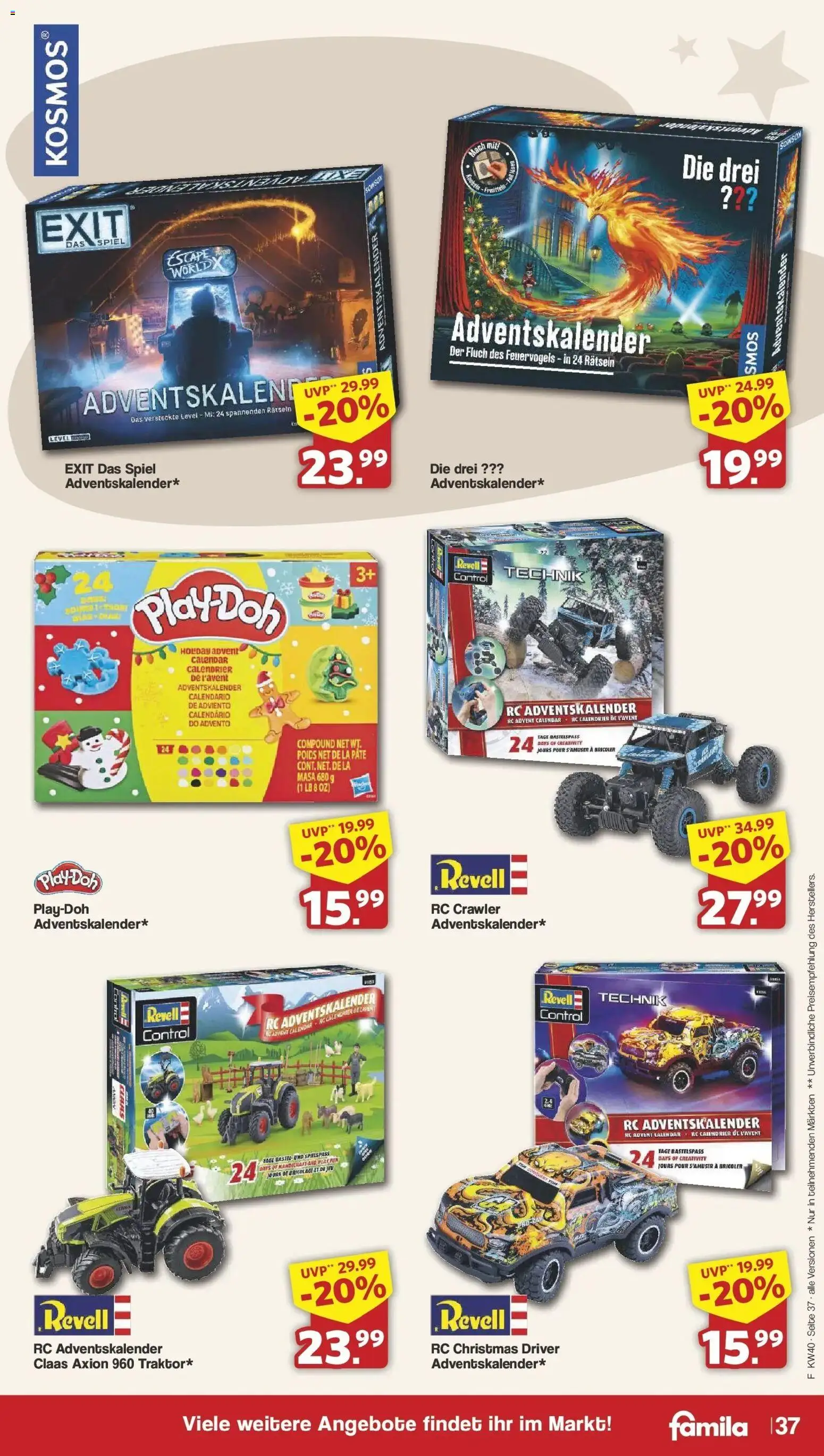 Famila Nordwest - Famila: Wochenangebote (ab 28.09.2026) zum Blättern | Seite: 37 | Produkte: Spiel