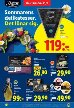 Lidl erbjudanden - Förhandsvisning av reklamblad från butik Lidl aktuell från 15.06.2026 | Sida: 12 | Produkter: Fetaost, Potatisgratäng, Mjölk