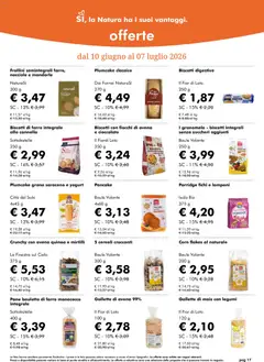 Anteprima del volantino Natura Sì volantino valido a partire dal 10.06.2026 | Pagina: 17