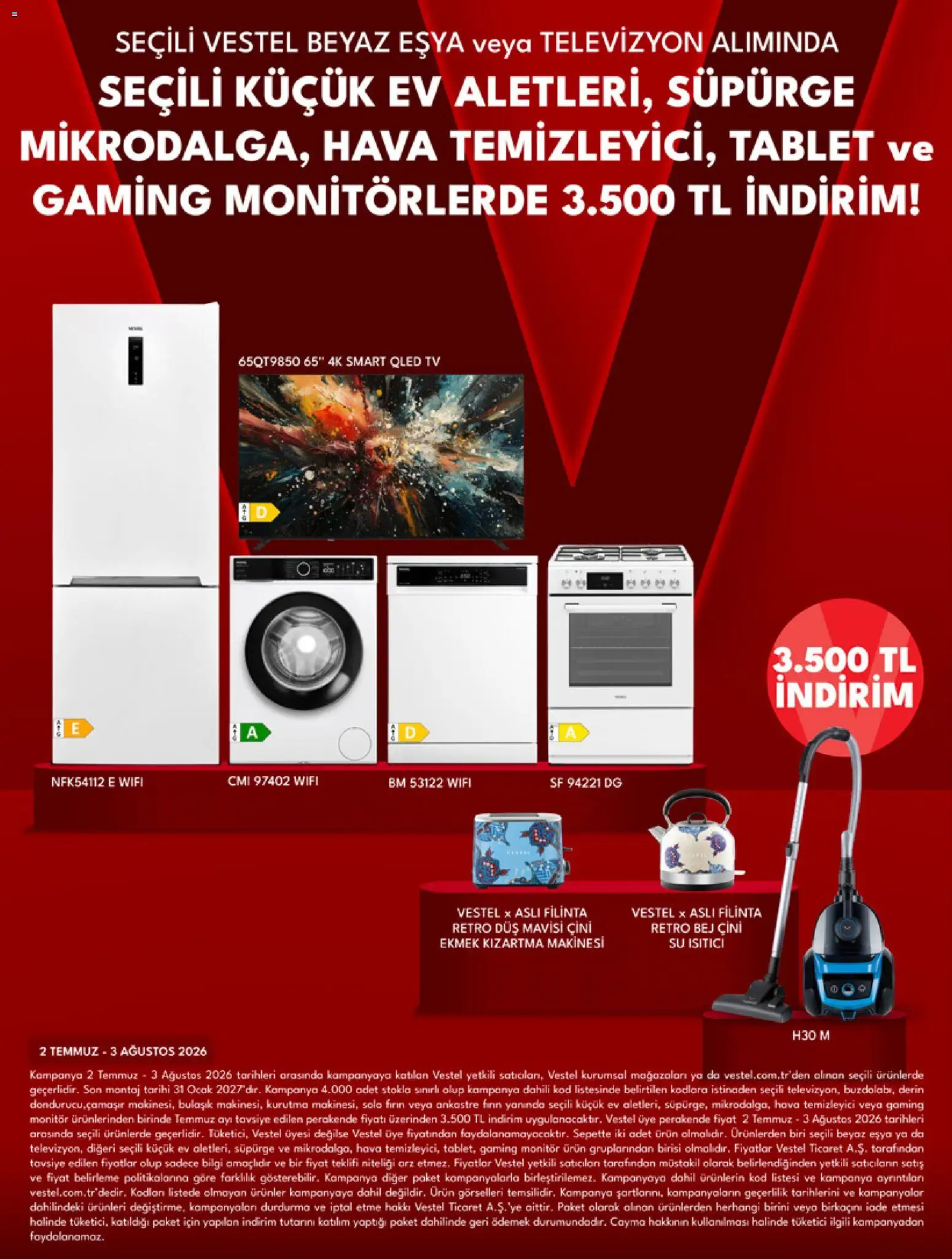 Vestel Katalog - 01 Temmuz 2026 tarihinden itibaren geçerlidir | Sayfa: 5