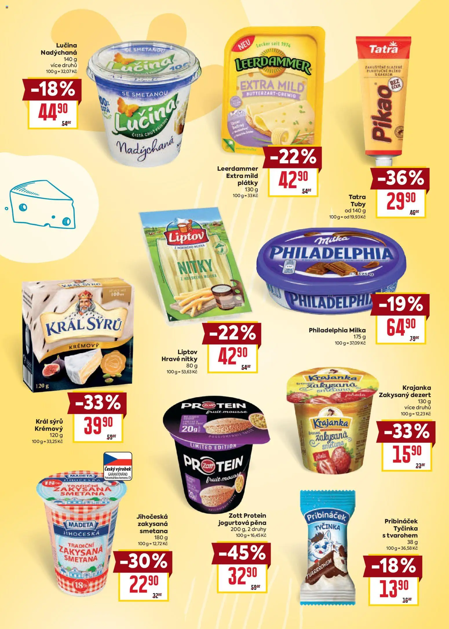 Billa leták - Na cestě za jedničkami od 05.08.2026 | Strana: 12 | Produkty: Mléko, Philadelphia, Leerdammer, Protein