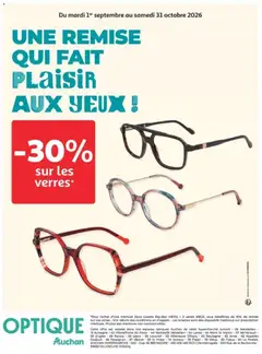 Auchan - Prévisualisation de Auchan catalogue valide à partir de 13/10/2026 | Page: 67 | Produits: Verres, Lunettes