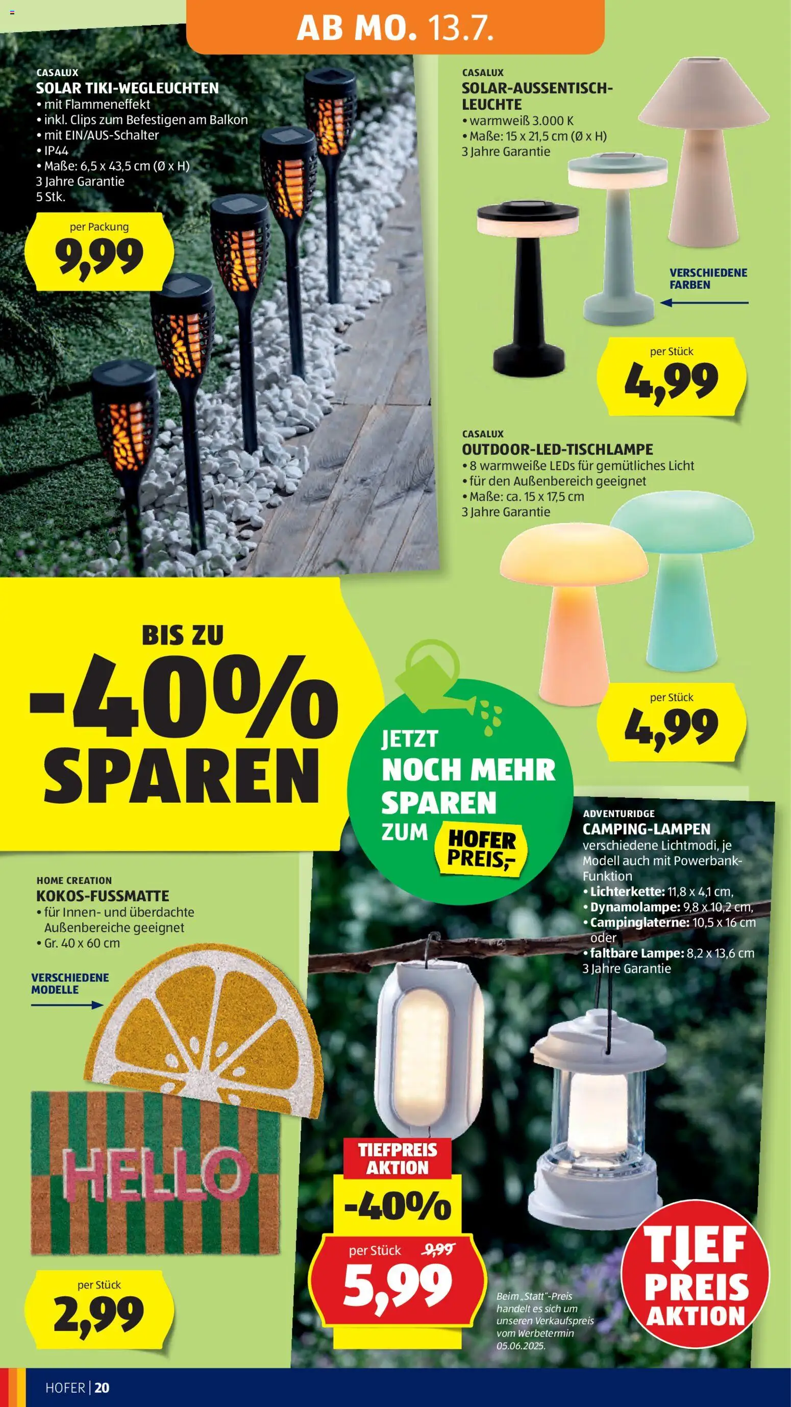 Hofer Flugblatt gültig ab 10.07.2026 | Seite: 28