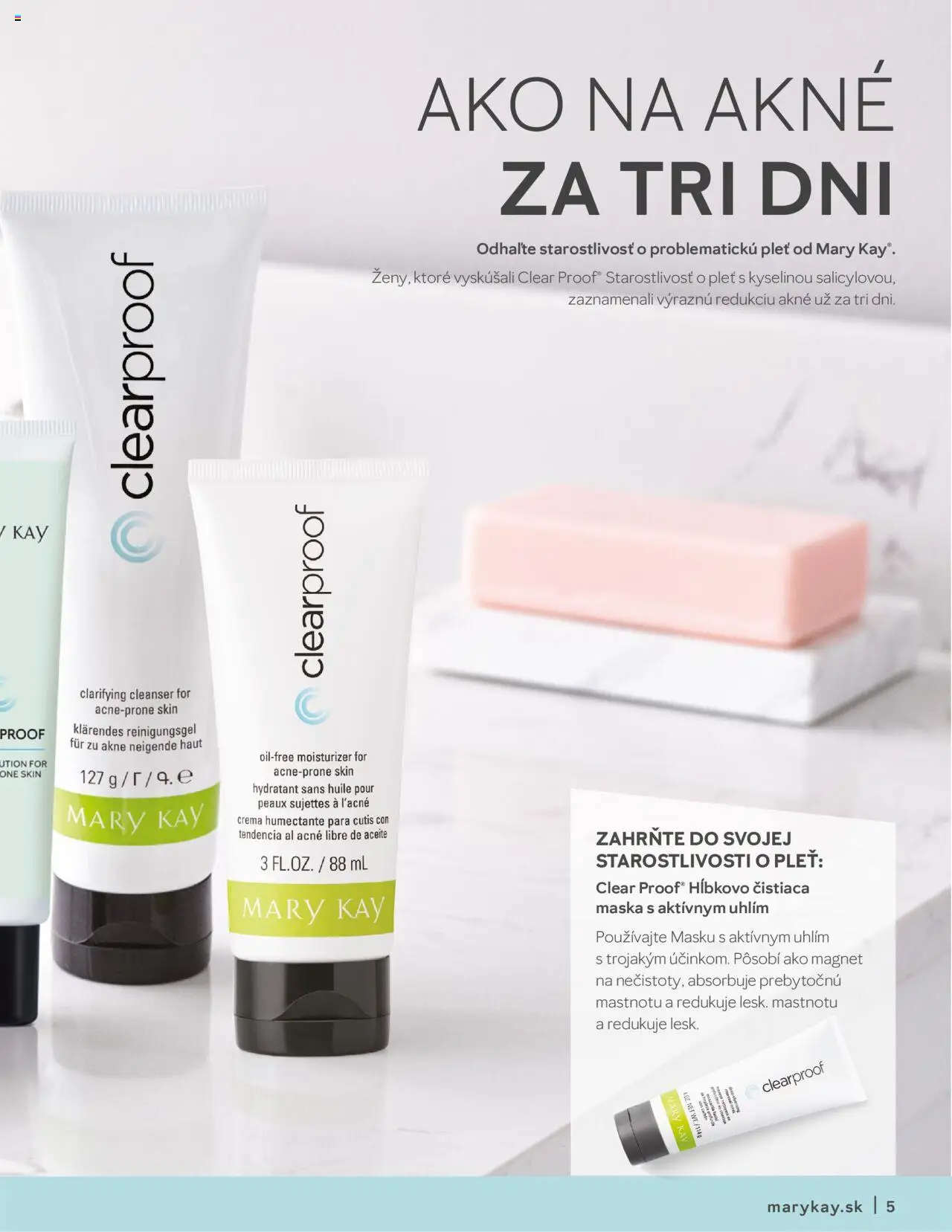 Nové Mary Kay akcie – leták je platný od 24.03.2025 | Strana: 5 | Produkty: Maska