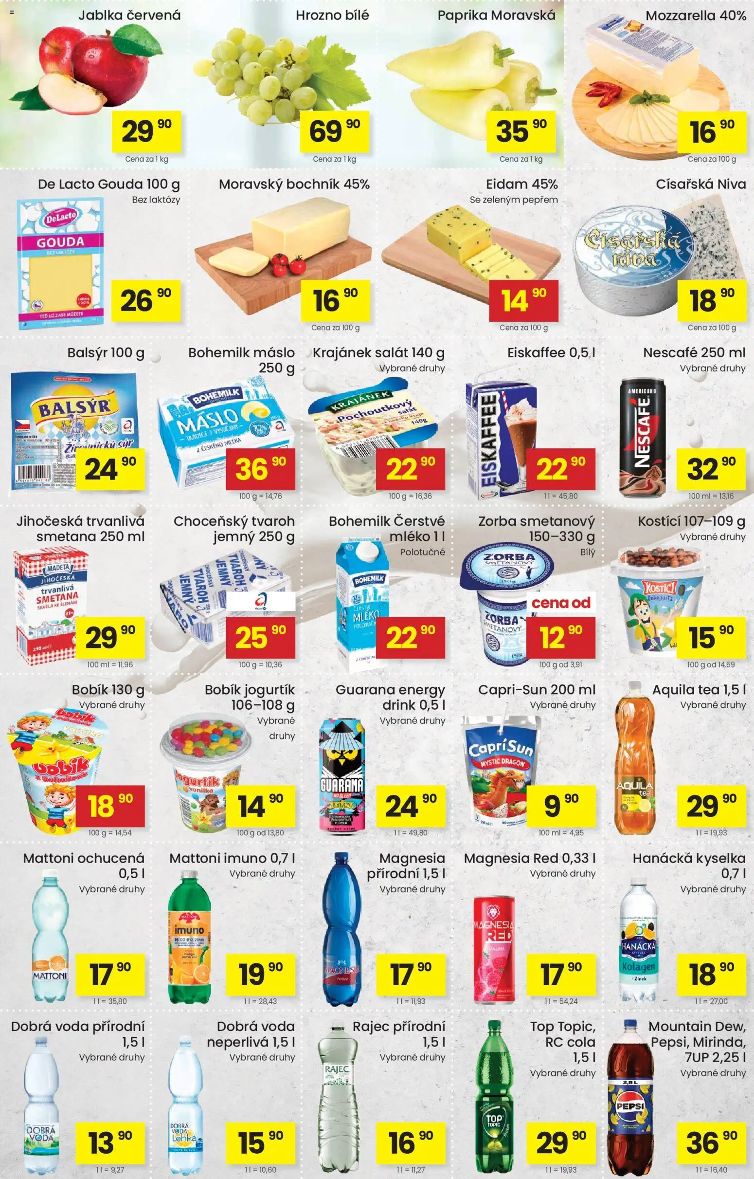 Kubík leták od 25.08.2026 | Strana: 2 | Produkty: Hanácká kyselka, Magnesia, Niva, RC Cola