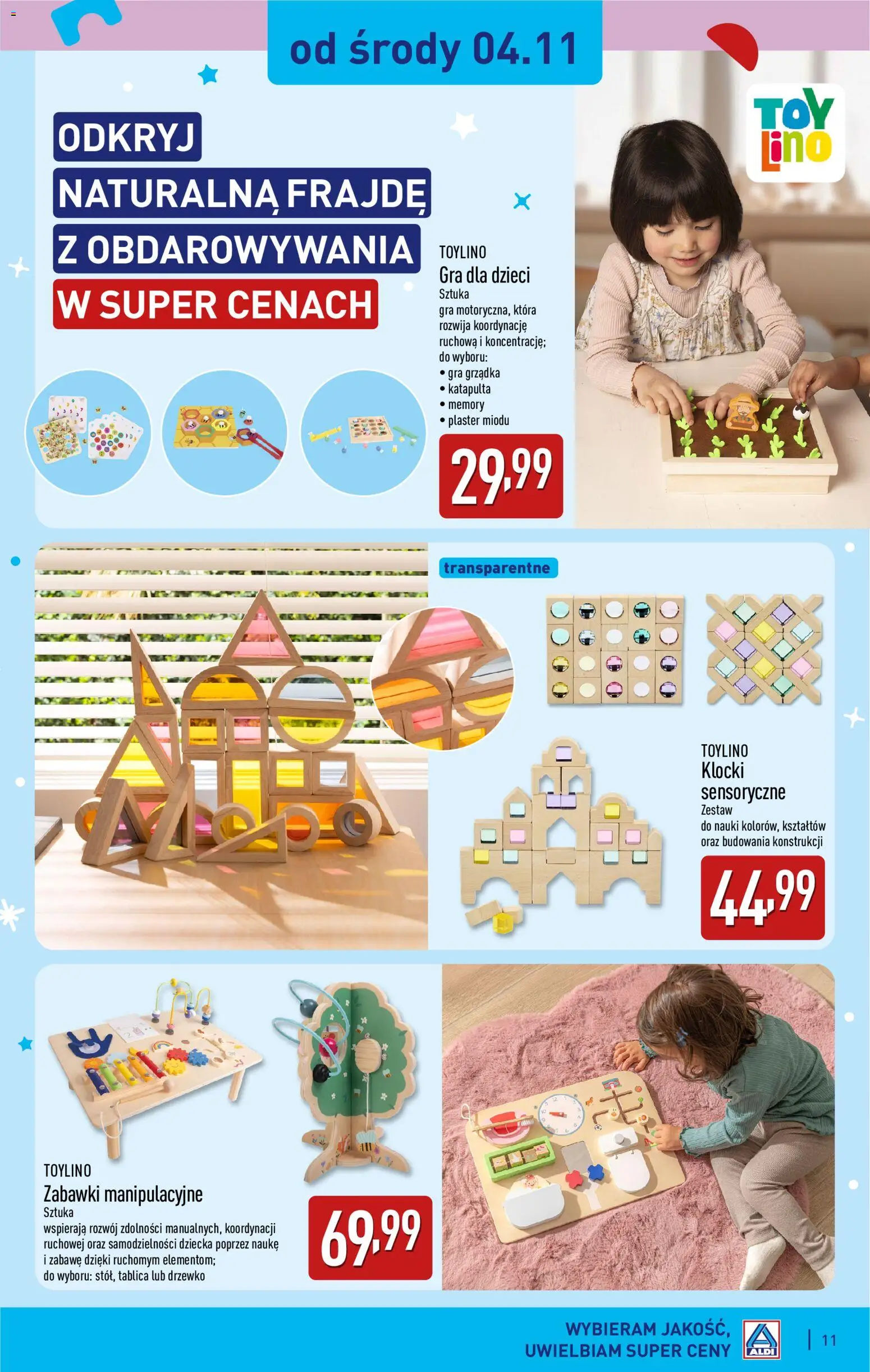 Aldi gazetka - Zabawki dla każdego od 31.10.2026 | Strona: 11 | Produkty: Zabawki, Gra, Plaster