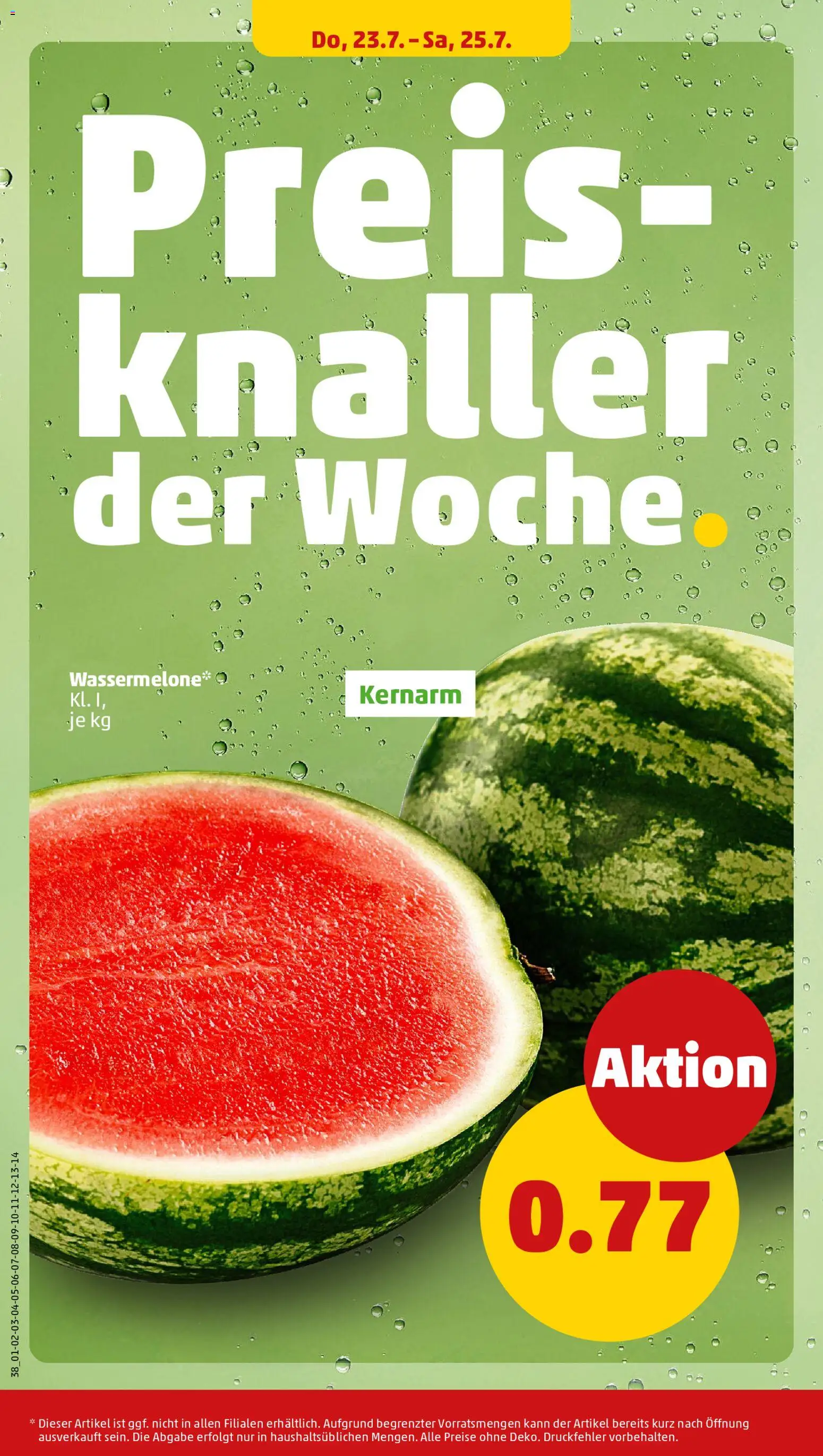 Penny Prospekt – gültig ab 20.07.2026 | Seite: 30 | Produkte: Wassermelone