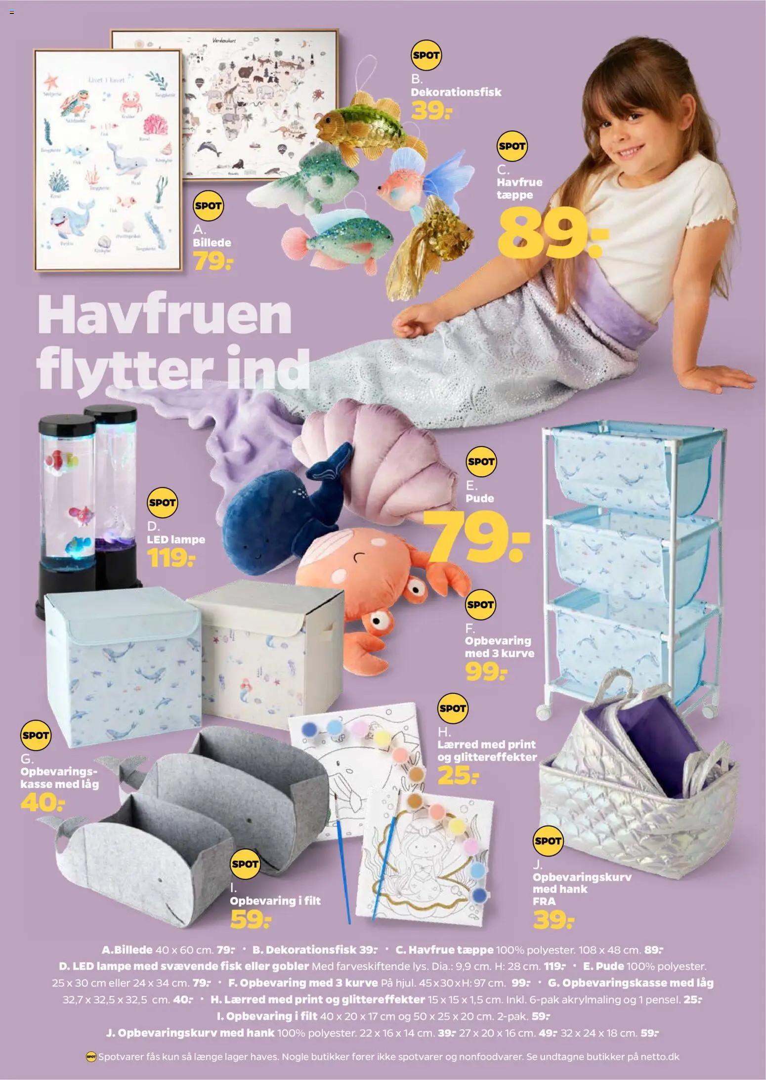 Netto tilbudsavis – gyldig fra 08/08/2026 | Side: 28 | Produkter: Fisk, Pude, Tæppe, Lampe