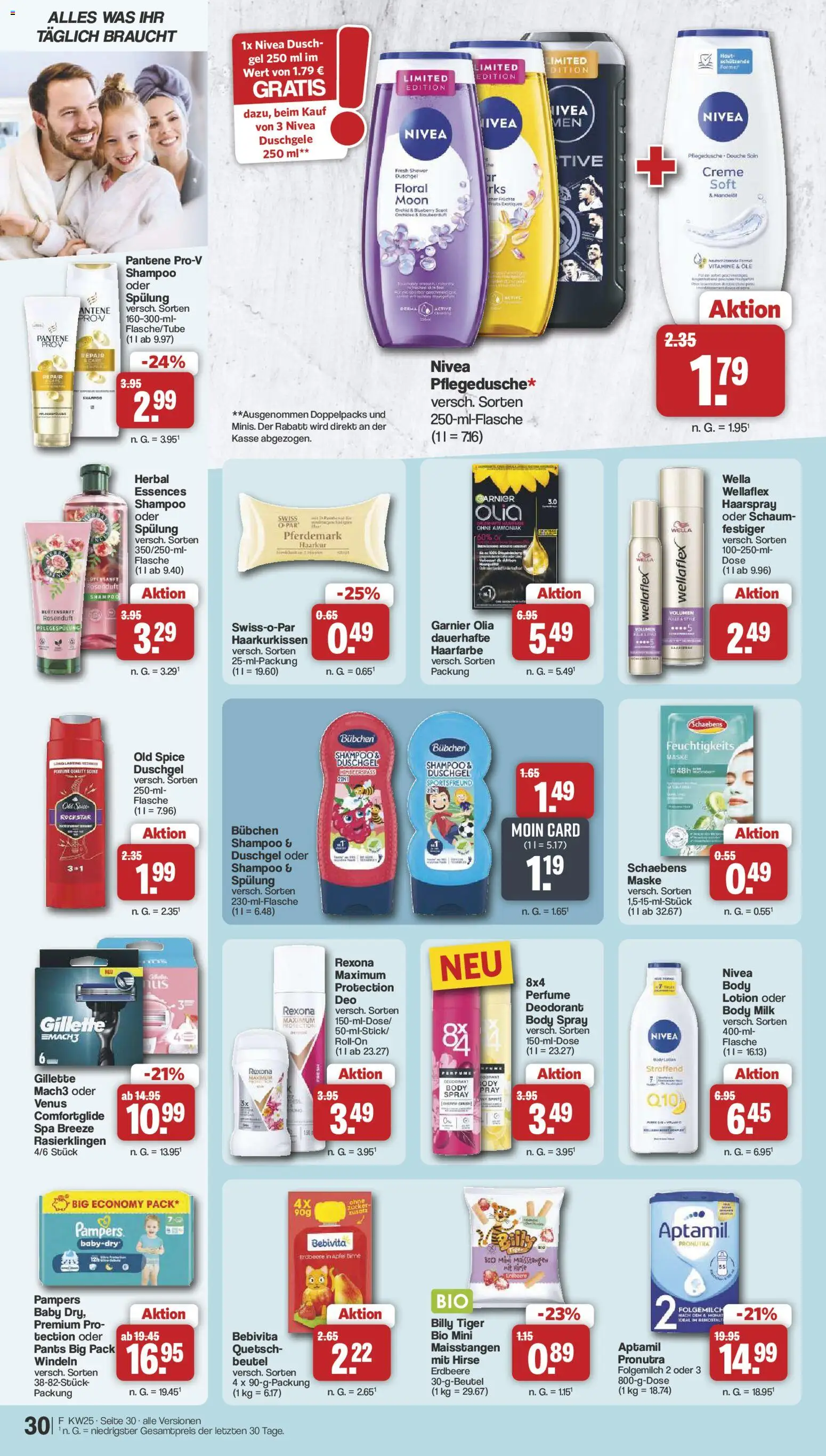 Famila Nordwest Prospekt – gültig ab 15.06.2026 | Seite: 35 | Produkte: Orchidee, Pampers, Haarspray, Birne