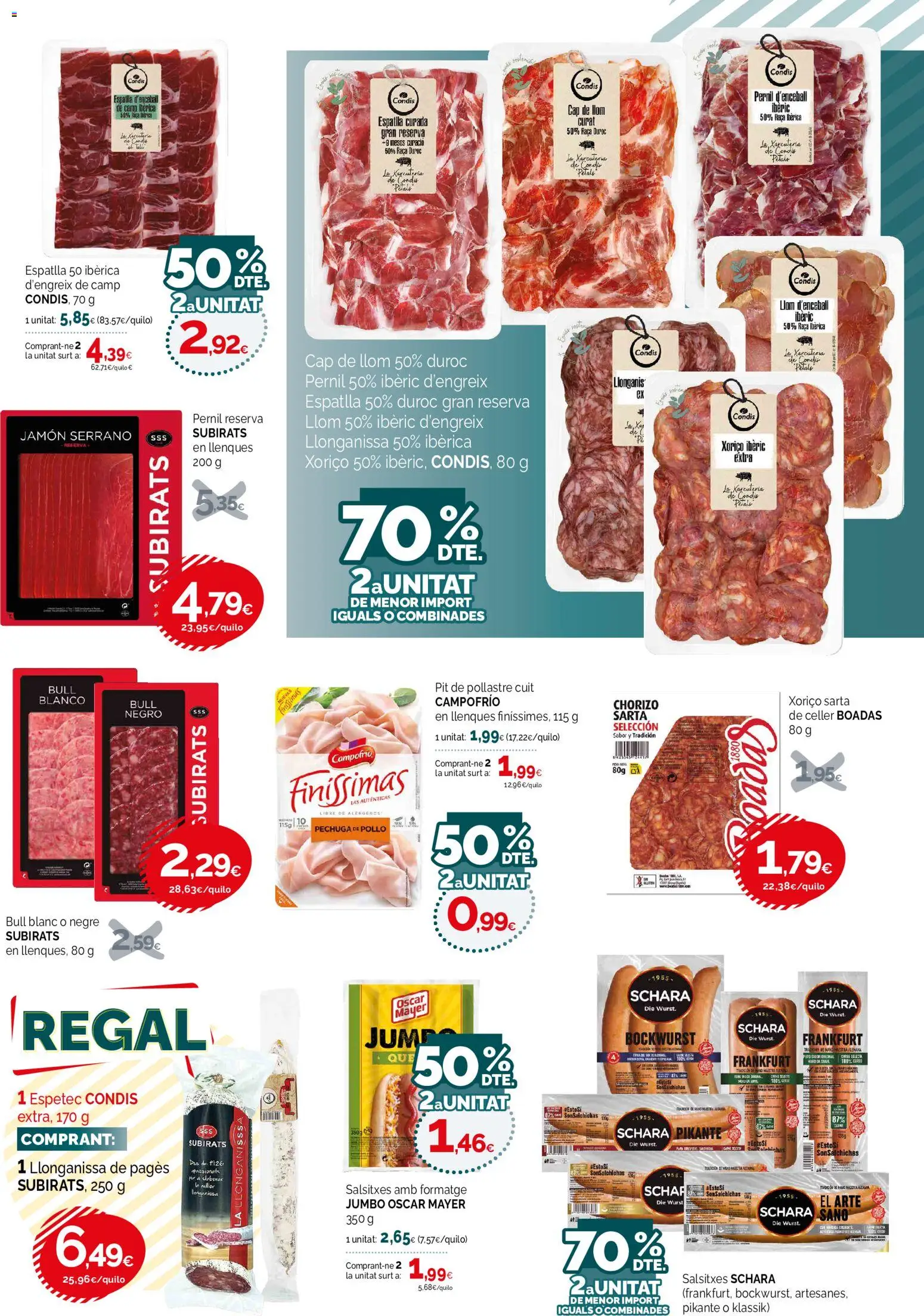 Condis - folleto │ válido desde el 30/09/2026 | Página: 5 | Productos: Jamón, Cerdo, Carne, Pollo