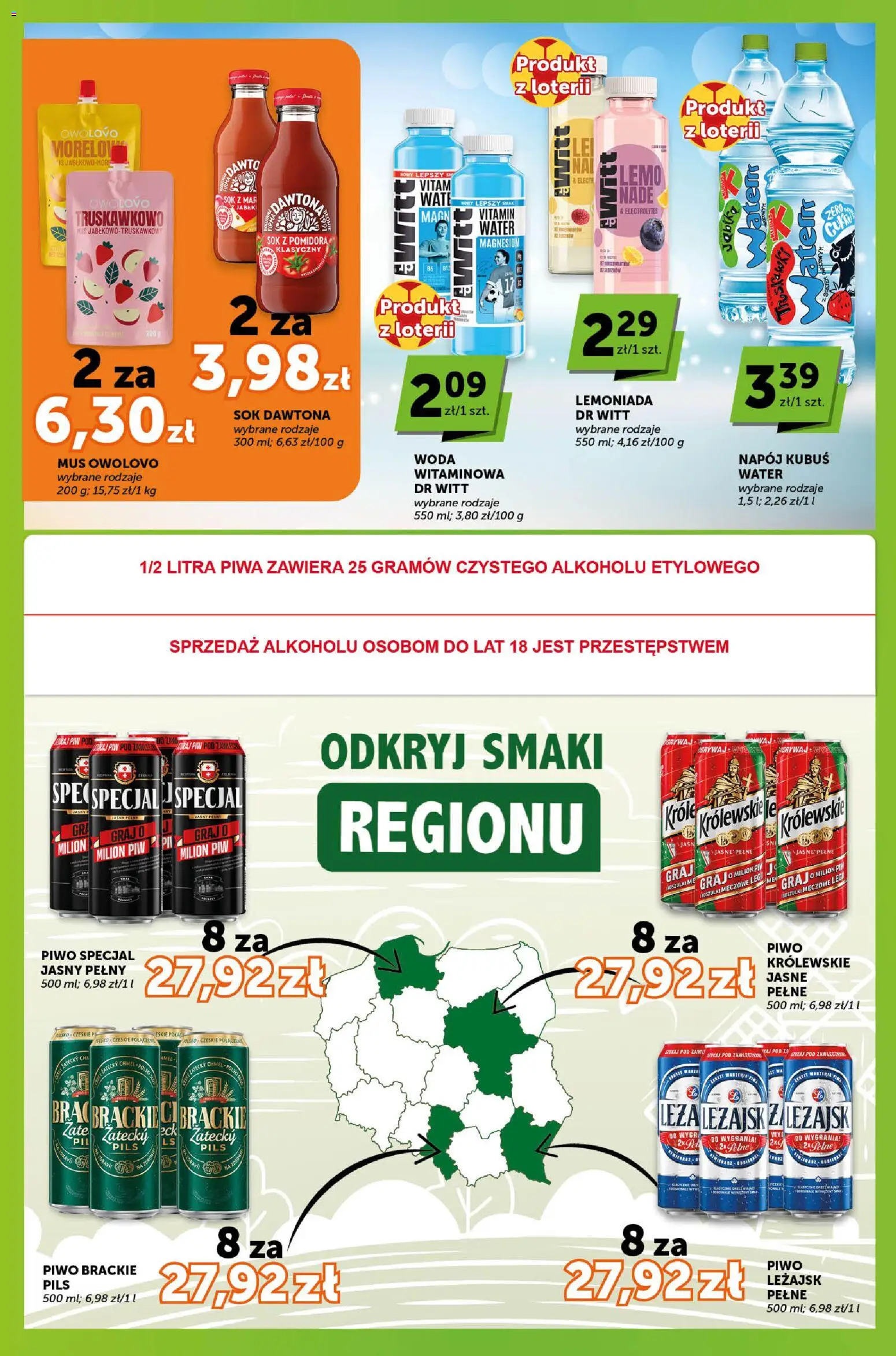 ABC gazetka - Sprawdź, co więcej od 11.06.2026 | Strona: 7 | Produkty: Gra, Sok, Piwo, Woda