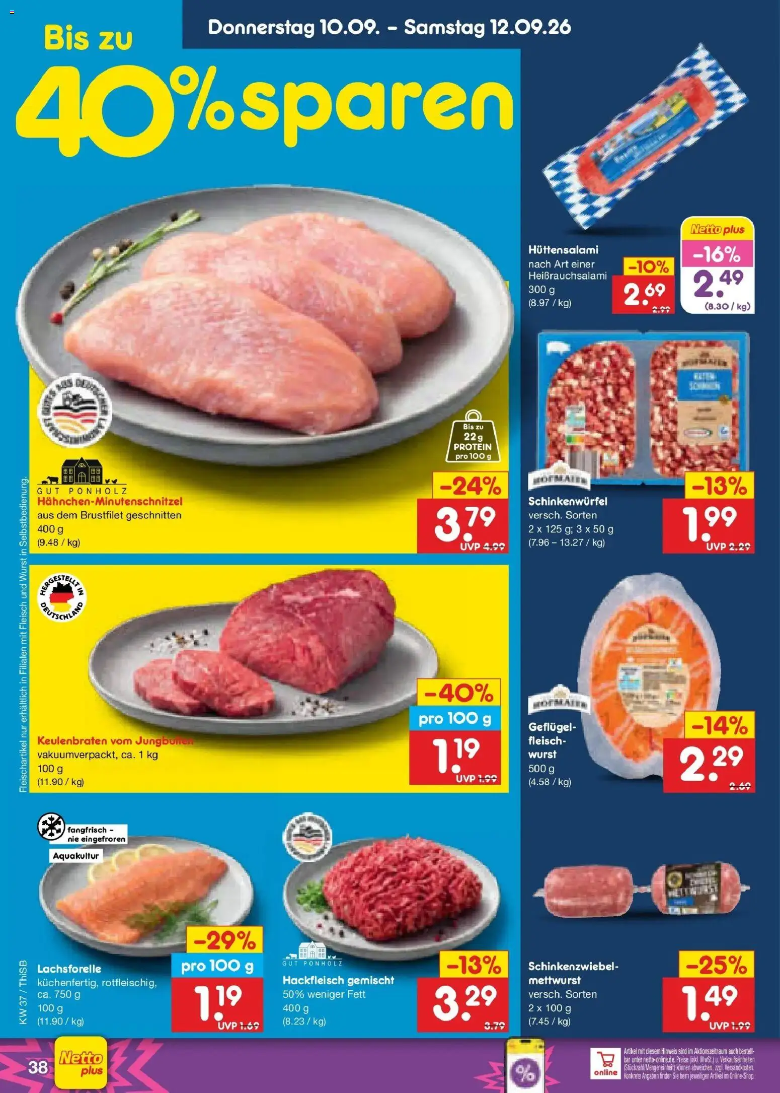 Netto Marken-Discount Prospekt Pirna – gültig ab 07.09.2026 | Seite: 54 | Produkte: Wurst, Fleisch, Hackfleisch