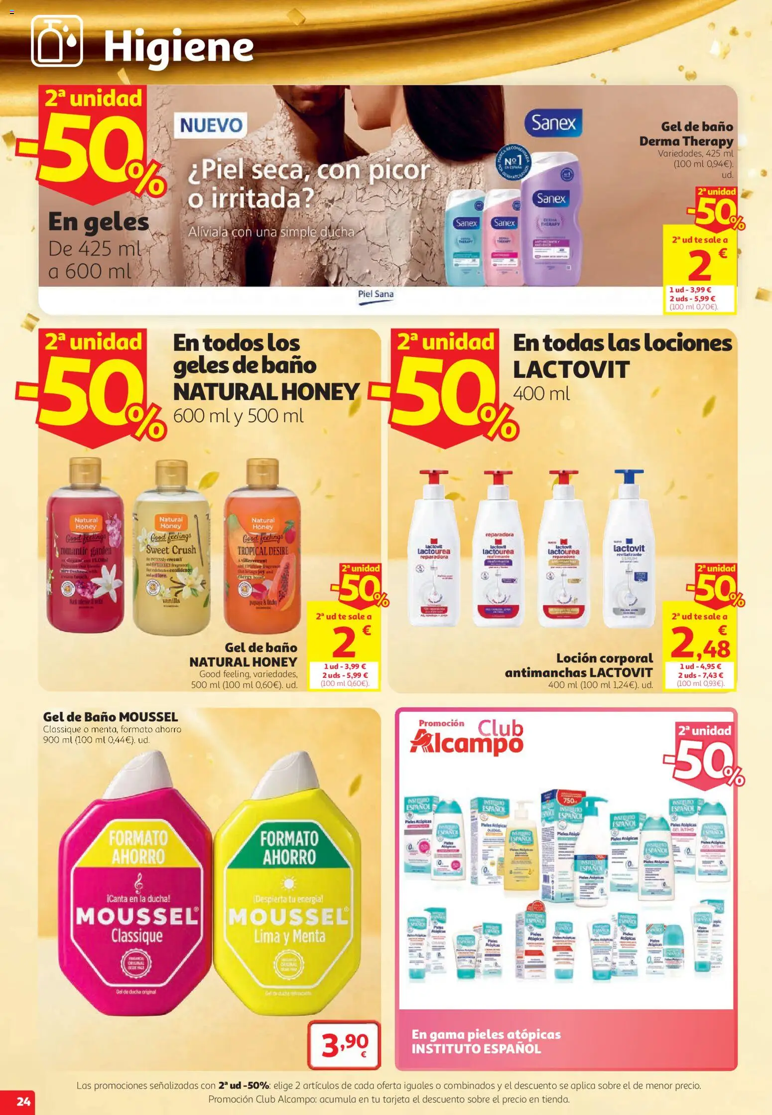 Alcampo folleto Mataró │ válido desde el 22/10/2026 | Página: 24 | Productos: Lima, Gel de baño, Loción corporal, Té