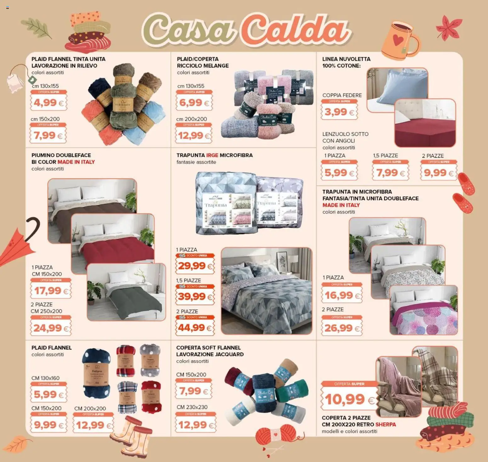 Volantino Oasi del 08/10/2026 | Pagina: 20 | Prodotti: Plaid, Trapunta, Coperta