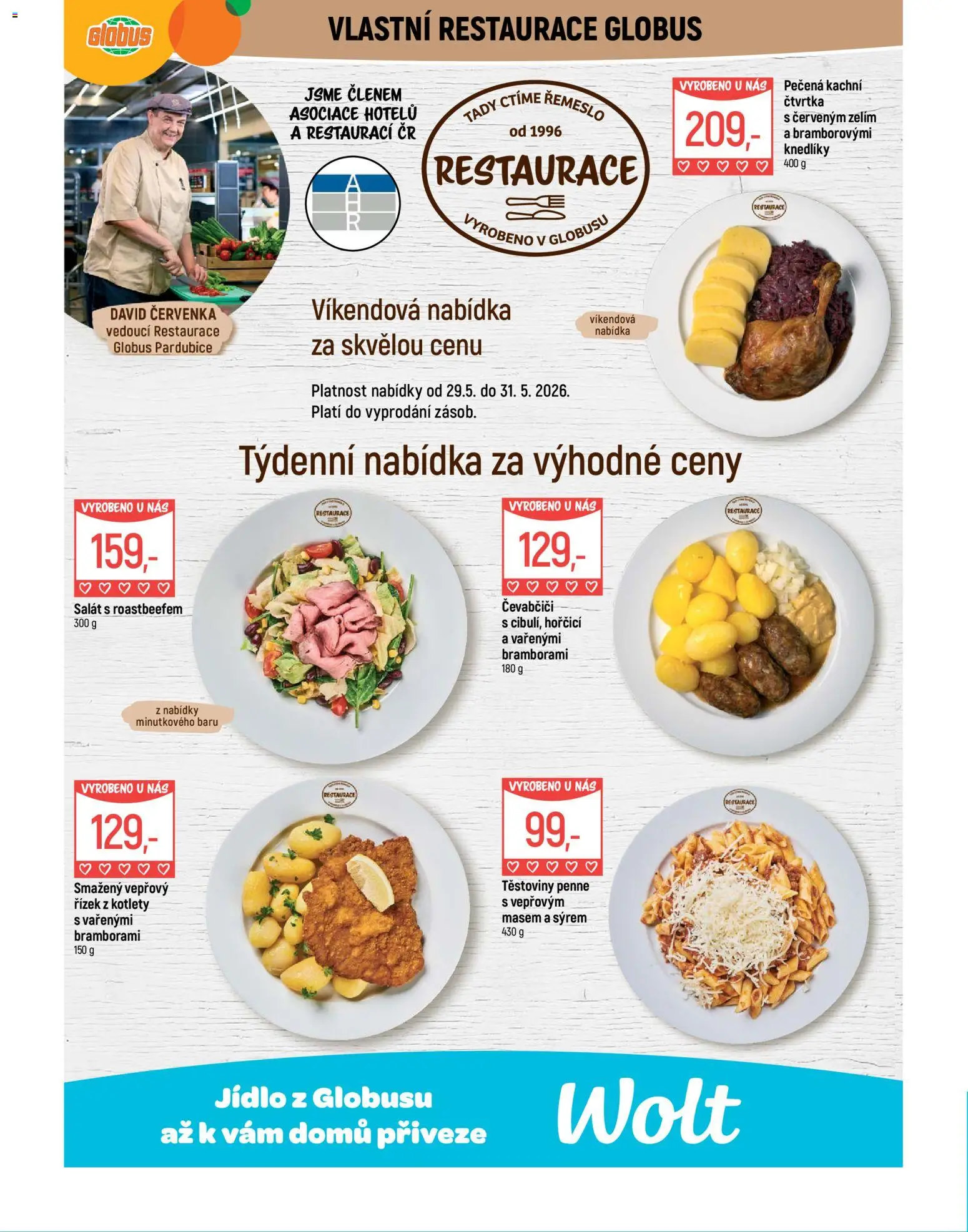 Globus leták - Pardubice od 27.05.2026 | Strana: 7 | Produkty: Penne, Globus, Těstoviny, Salát