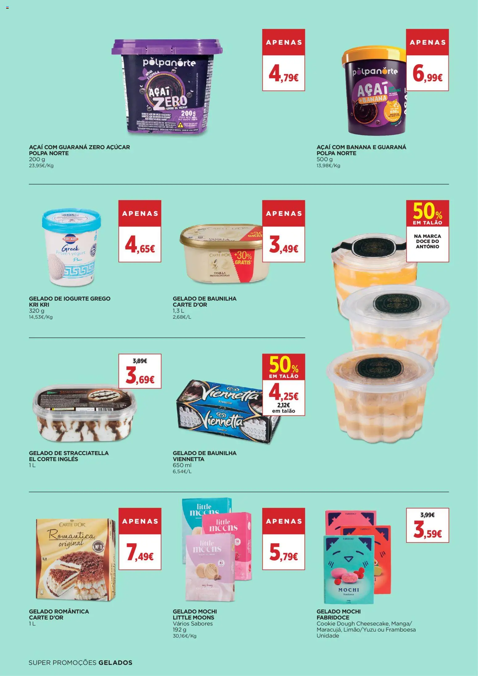 El Corte Ingles folheto │ válido de 10/07/2026 | Página: 10 | Produtos: Banana, Açai, Gelado, Iogurte