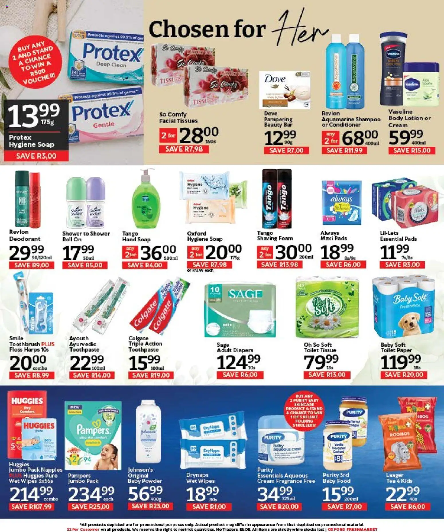 New Oxford Freshmarket catalogue – valid from 26/08/2026 | Page: 14 | Products: Toilet, Tea, Cream, Baby food