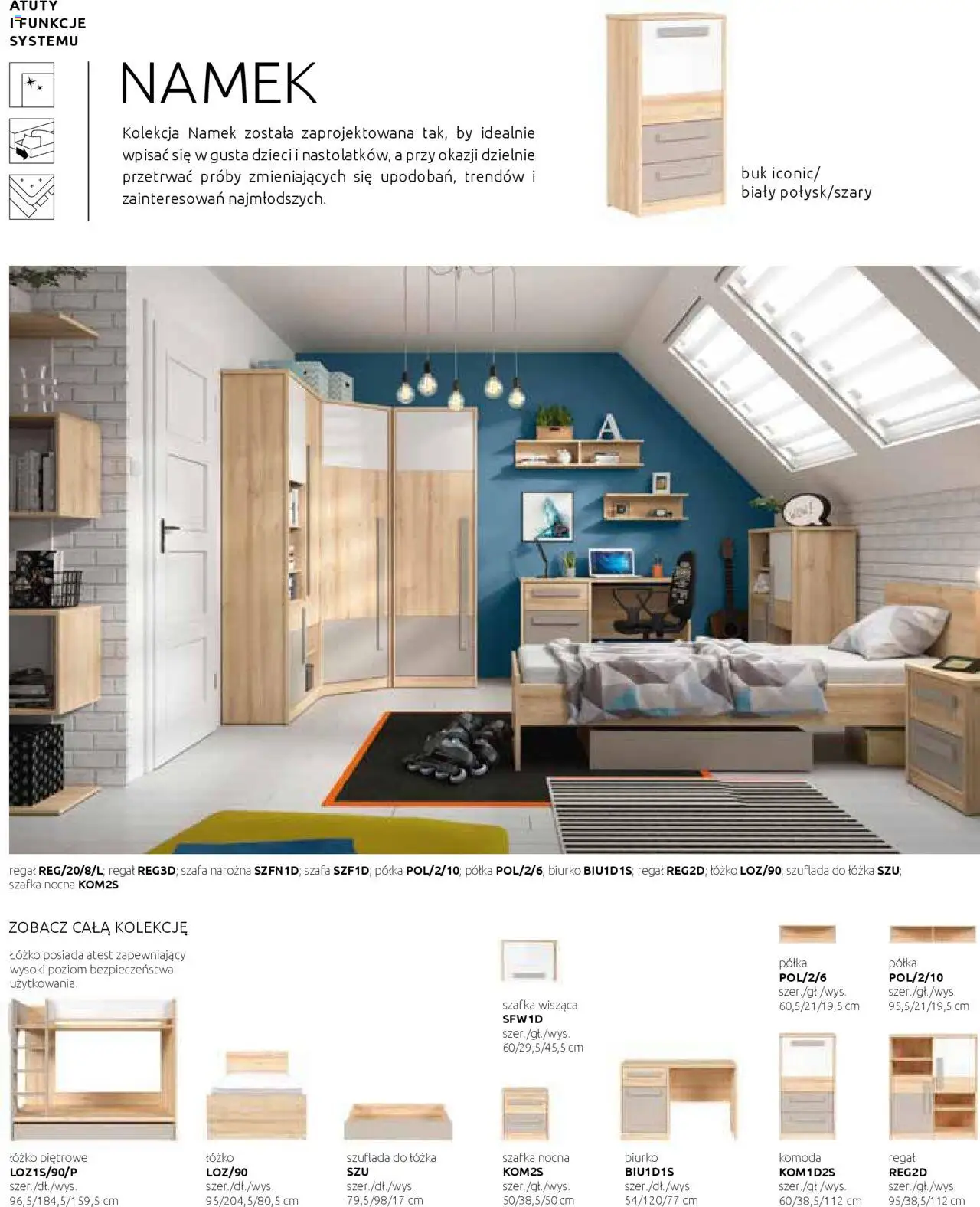 Black Red White Gazetka - Katalog rodzinnych wnętrz od 24.05.2024 | Strona: 108 | Produkty: Łóżko, Szafa, Szafa Narożna, Szafka nocna