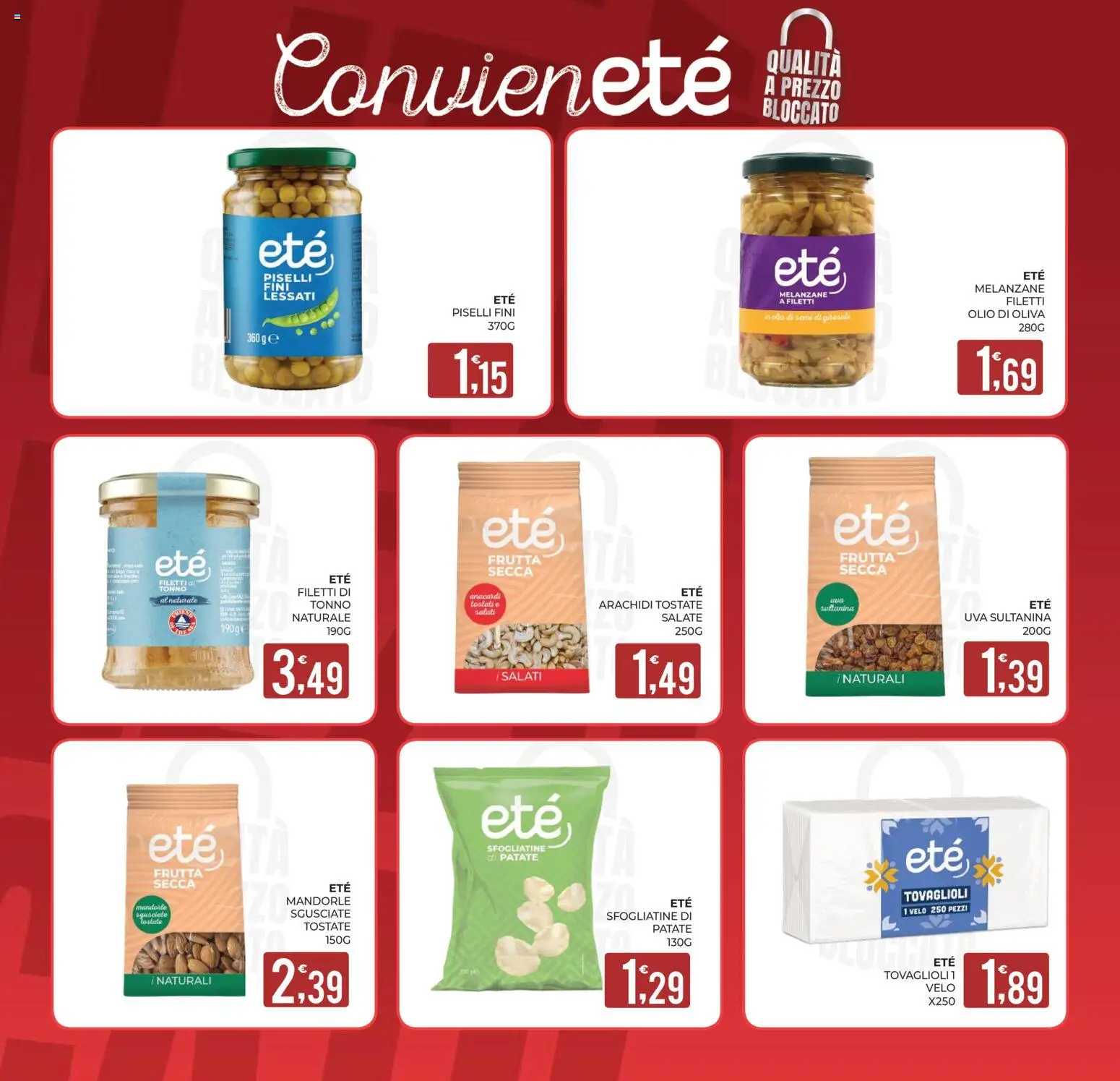 Volantino Eté del 02/10/2026 | Pagina: 29 | Prodotti: Olio, Mandorle, Uva, Melanzane