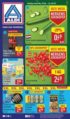 Aldi folder week 27 - Voorbeeld van een folder van Aldi, geldig van 29-06-2026