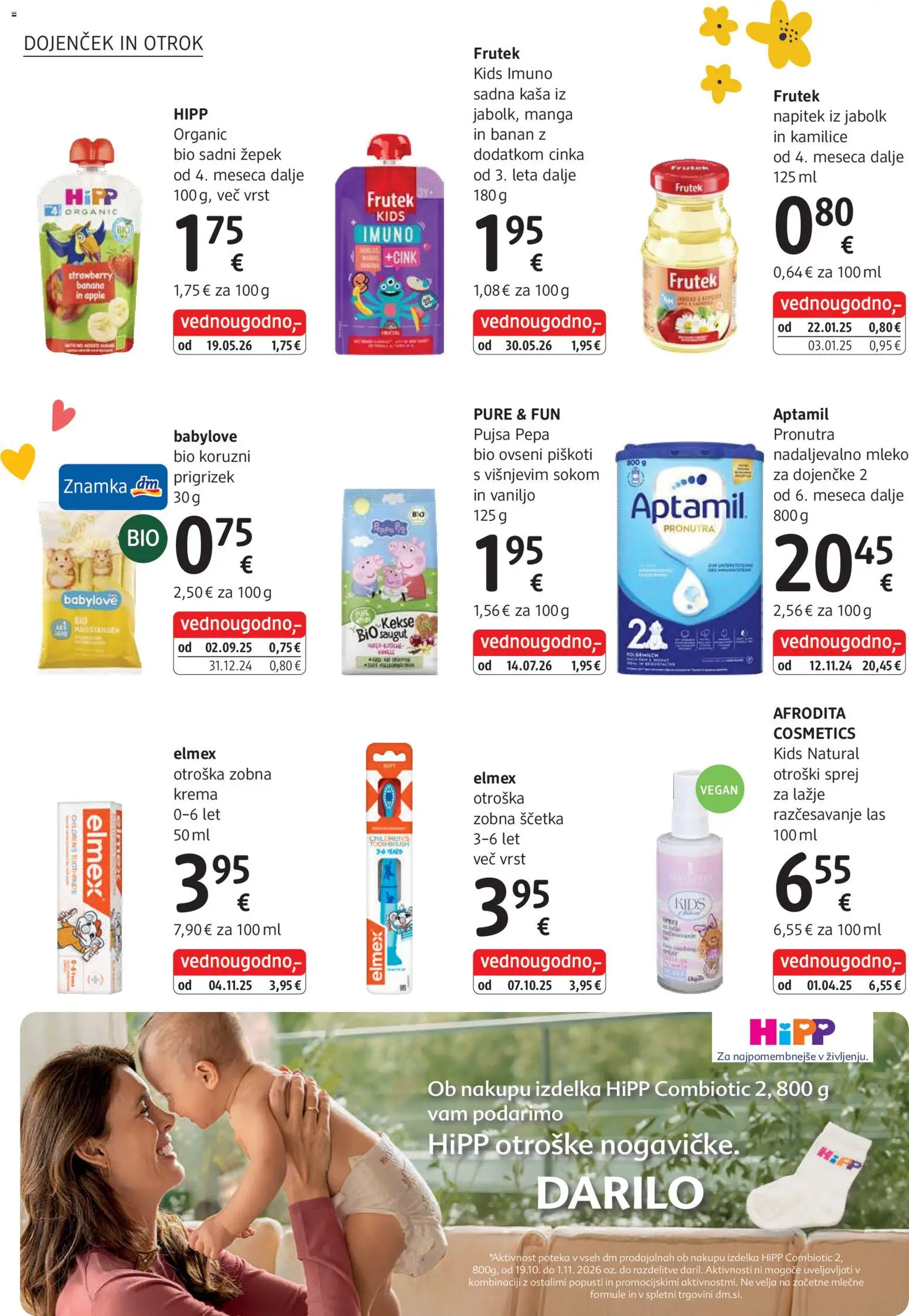 Novi DM Drogerie Markt katalog ponudbe – veljaven od 01.10.2026 | Stran: 24 | Izdelki: Krema, Mleko, Zobna scetka, Piskoti
