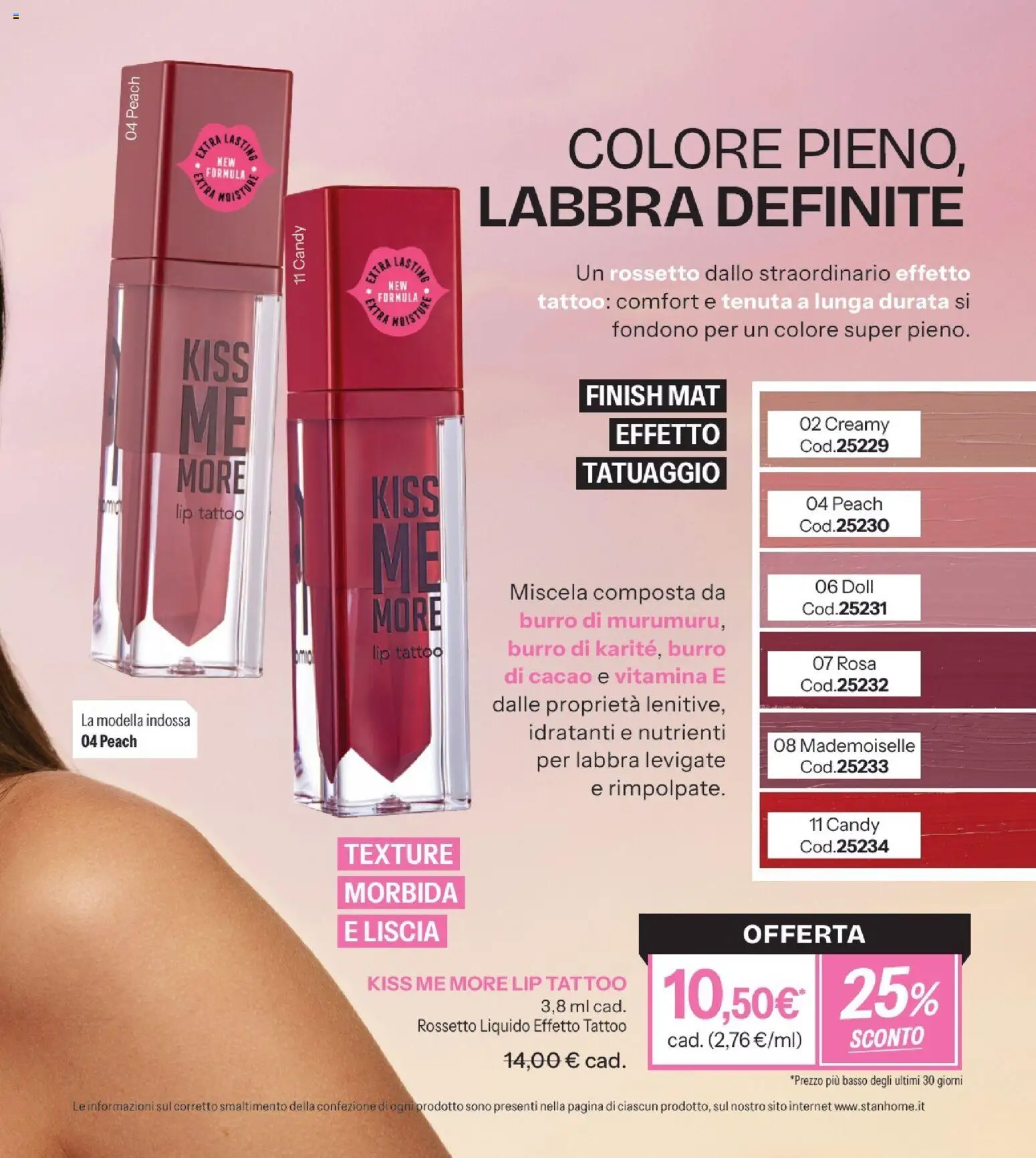 Volantino Stanhome del 08/09/2026 | Pagina: 86 | Prodotti: Rossetto, Burro, Cacao, Burro di cacao