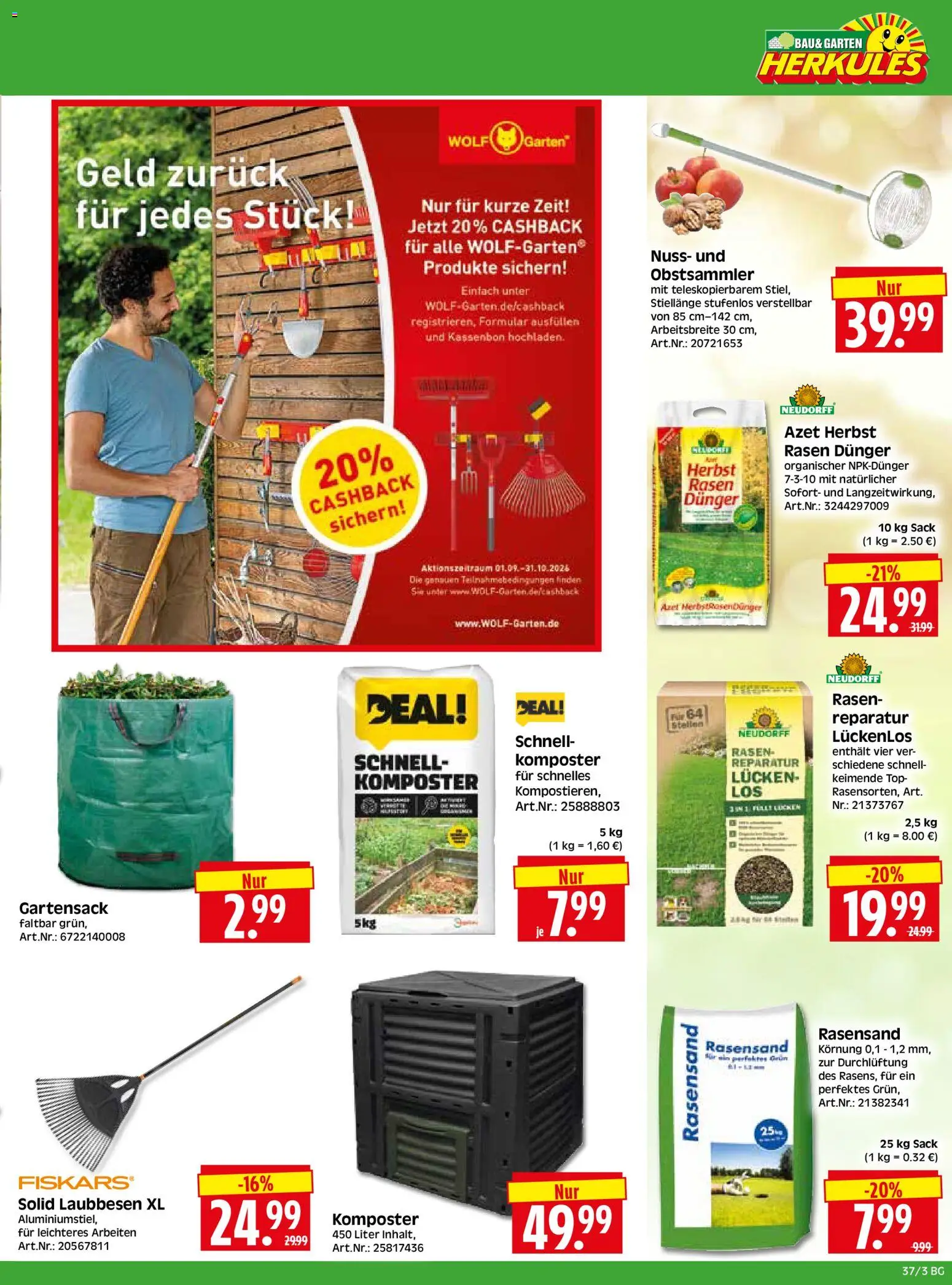 HERKULES Bau & Garten – gültig ab 07.09.2026 | Seite: 3 | Produkte: Top