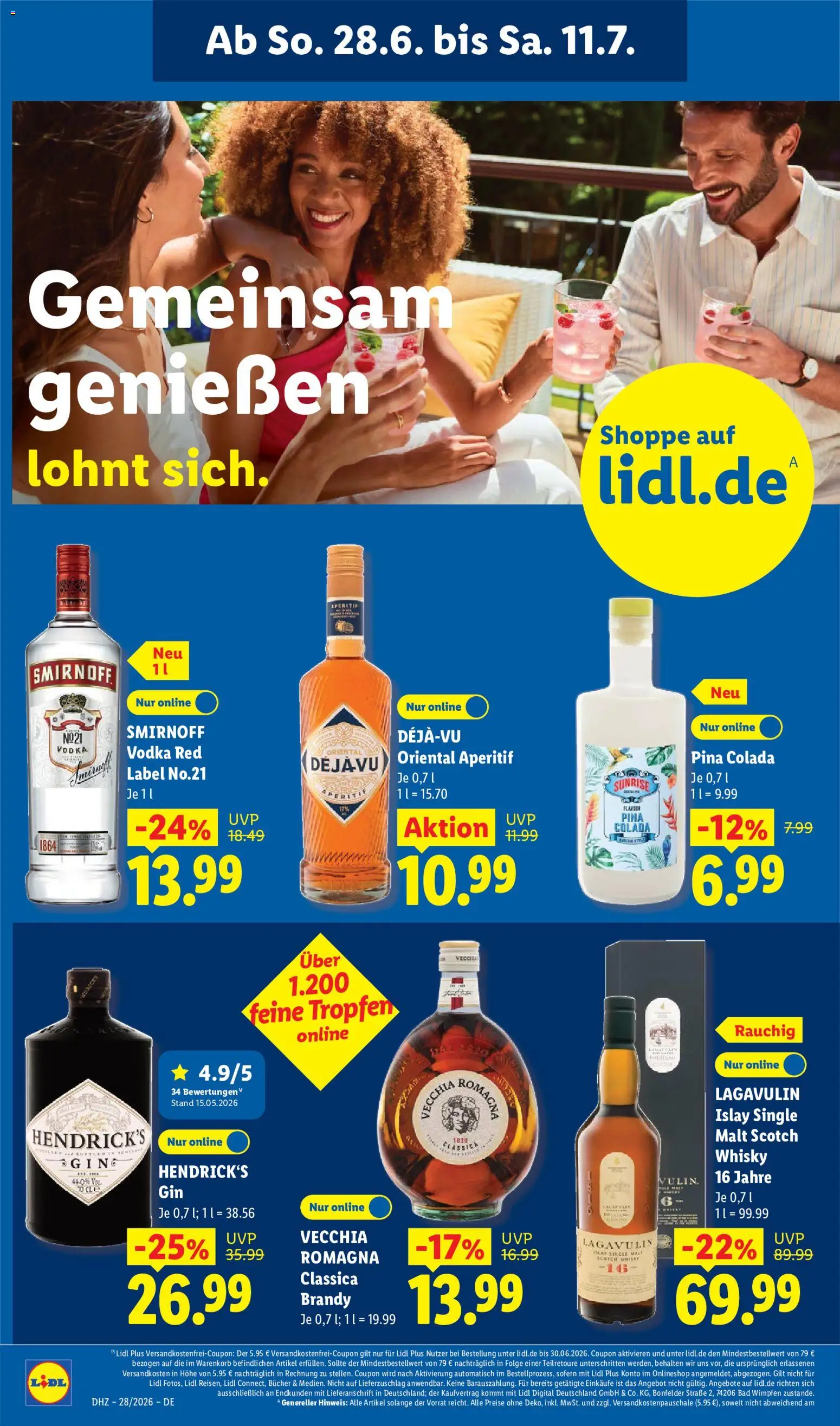 Lidl Prospekt | 06.07.2026 | Wie erhält man einen begrenzten Rabatt? | Deutschland