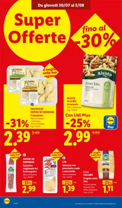 Anteprima del volantino Lidl volantino valido a partire dal 30/07/2026 | Pagina: 10