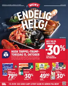 Forhåndsvisning av Meny kundeavis Endelig Helg gyldig fra 15/10/2026