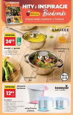 Pogląd oferty "Rondel lub garnek, ze stali nierdzewnej, do wyboru: rondel lub garnek o poj. 1,3 l" - ważna od 24.09.2026 | Strona: 92 | Produkty: Dzbanek, Garnek