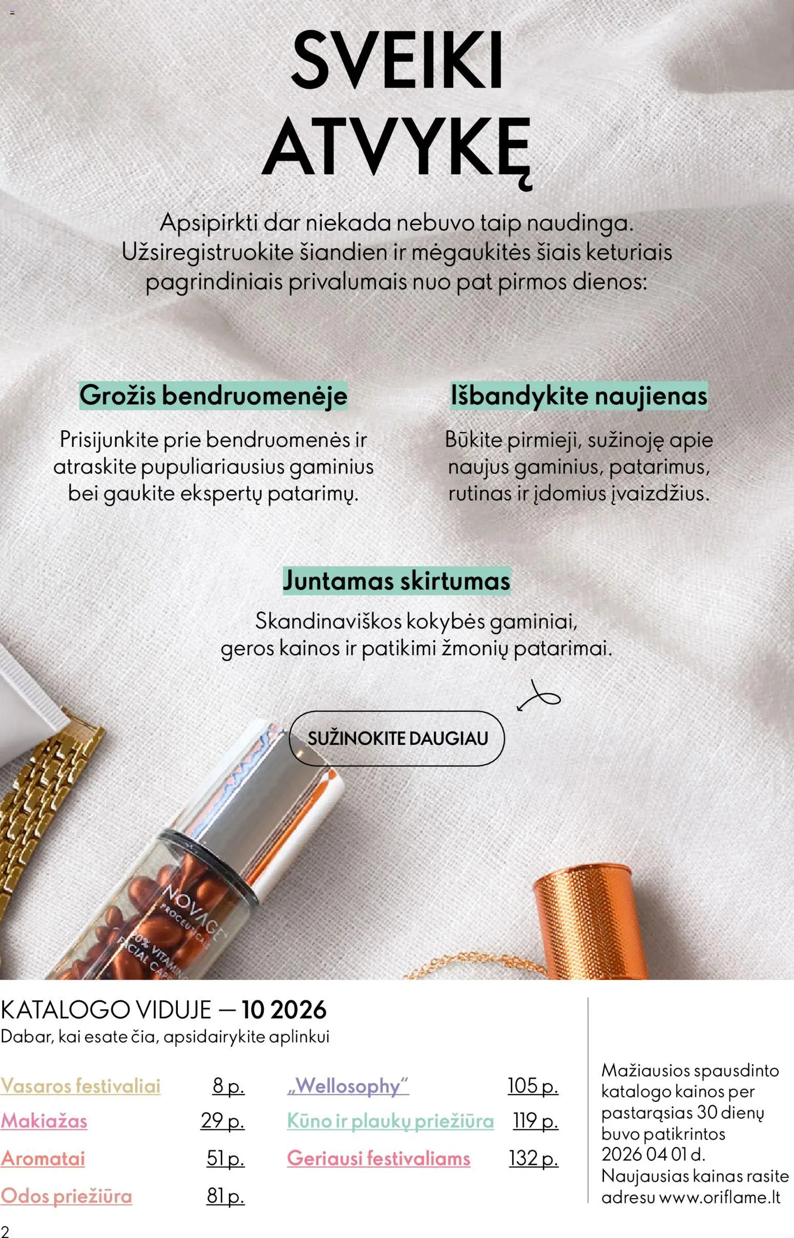 Oriflame akcijos nuo 2026.07.15 | Puslapis: 2 | Prekių: Makiažas