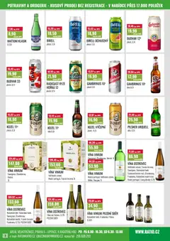 Náhled letáku Ratio leták od 01.05.2026 | Strana: 8 | Produkty: Mattoni, Pilsner, Plech, Budvar 33
