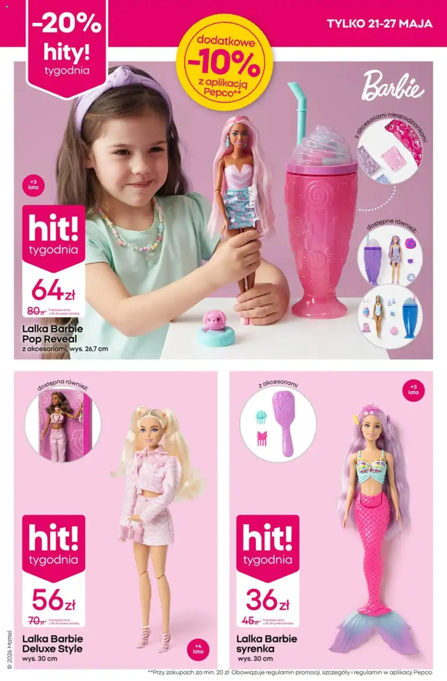 Pepco gazetka od 21.05.2026 | Strona: 2 | Produkty: Lalka, Barbie